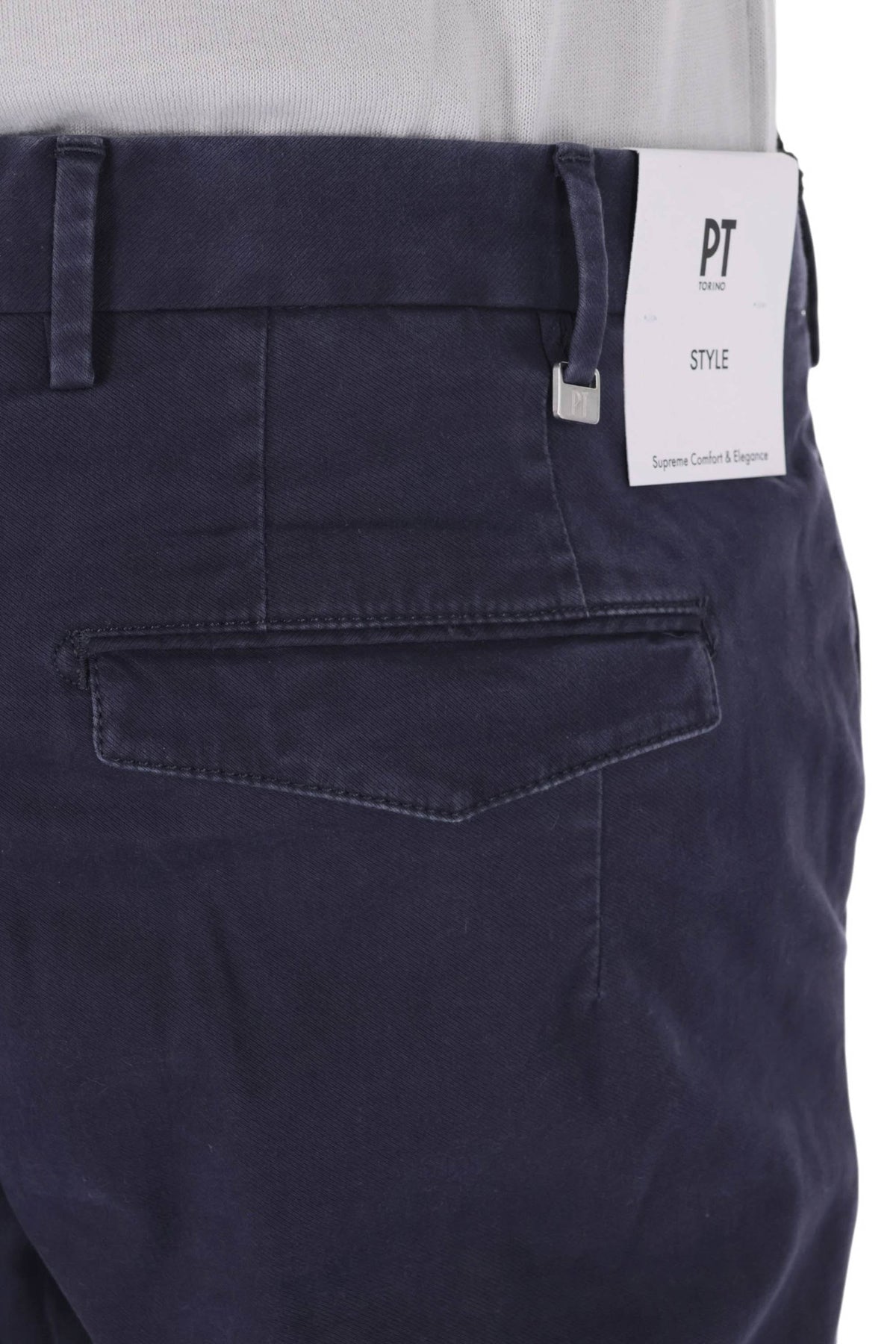 PT Torino Pantalone in tricotina di cotone Master fit COALMAZ00CL1 TU18-3 0360