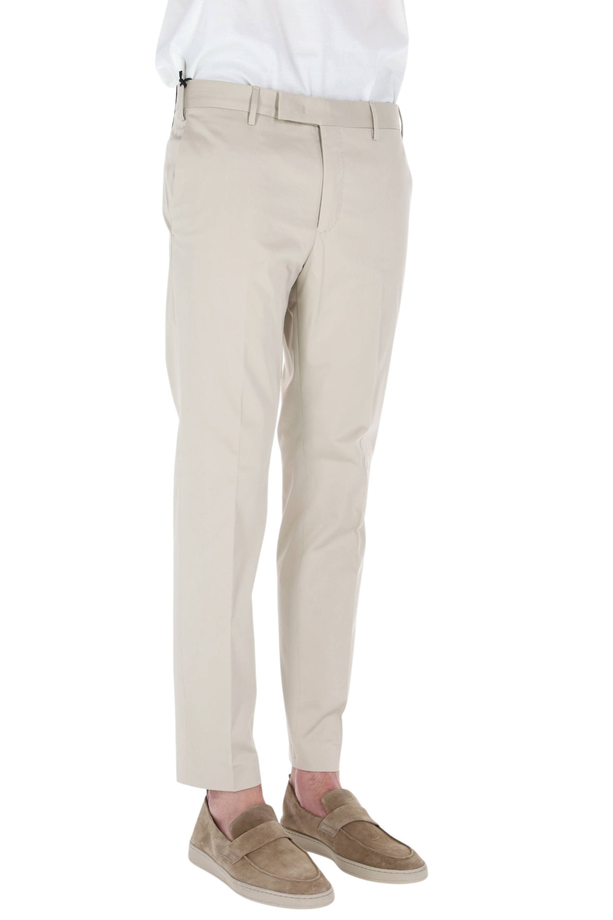 PT Torino Pantalone in cotone luxury stretch satin Dieci fit COASX0Z00FWD NU68 0040
