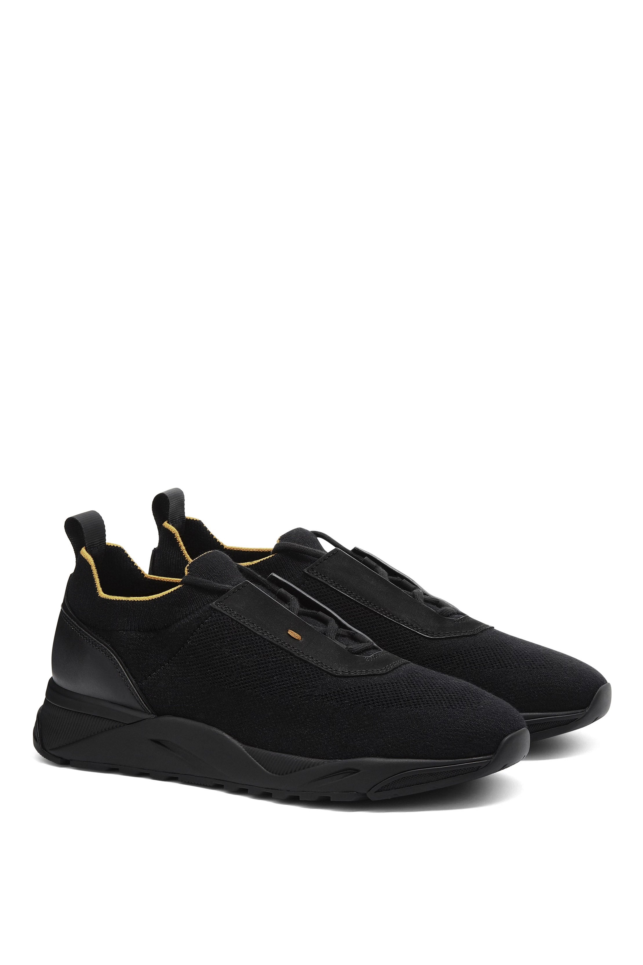 Santoni Sneaker in tessuto stretch MBIO21601NERNHOD N01