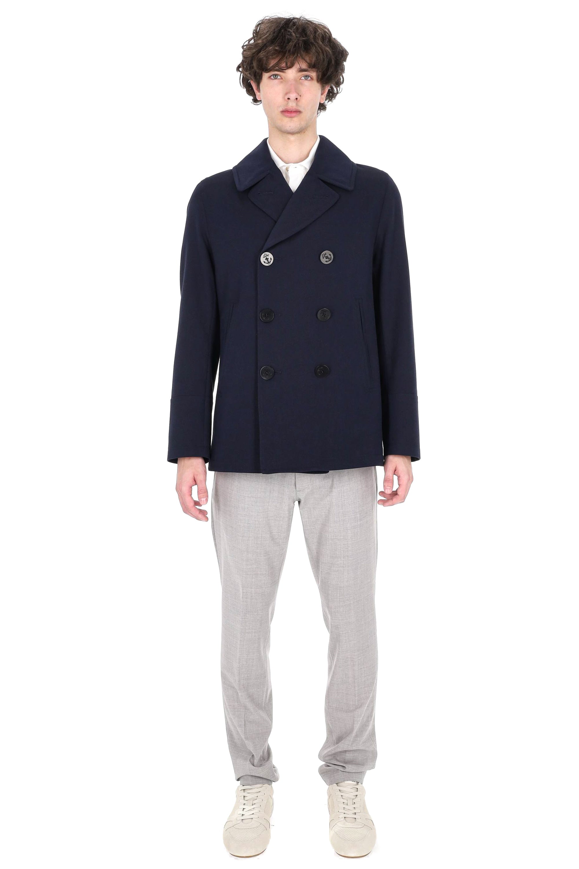 Sealup Peacoat in cotone tramato mod. Amalfi 41067 96113 01