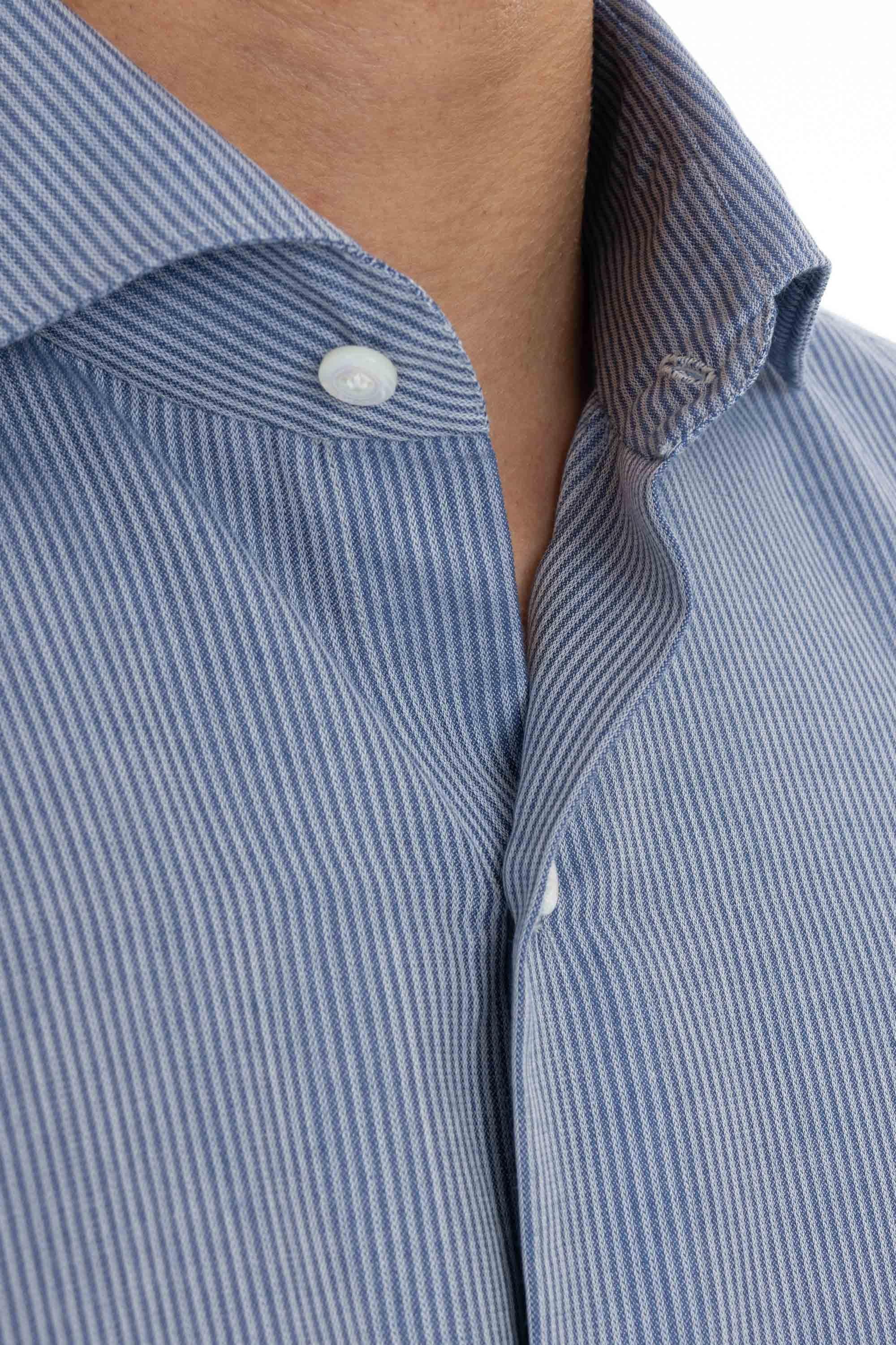 Camicia sartoriale cotone-cashmere Carlo Riva linea Milano ML-EUPS-Z 060290 A4031 02 Finamore