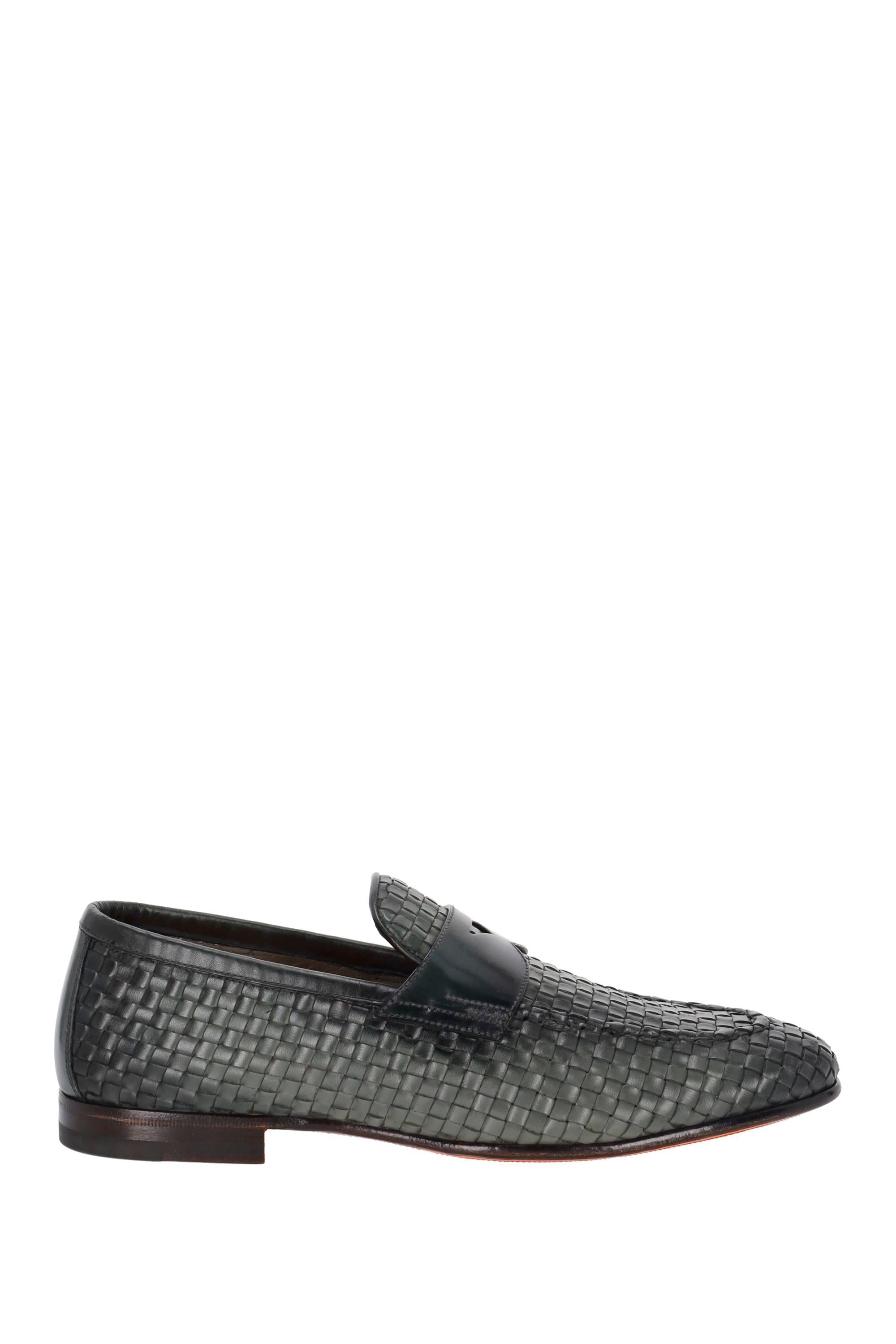 Santoni Mocassino ad intreccio mod. Carlos MCNC13903LA3SWNC V34