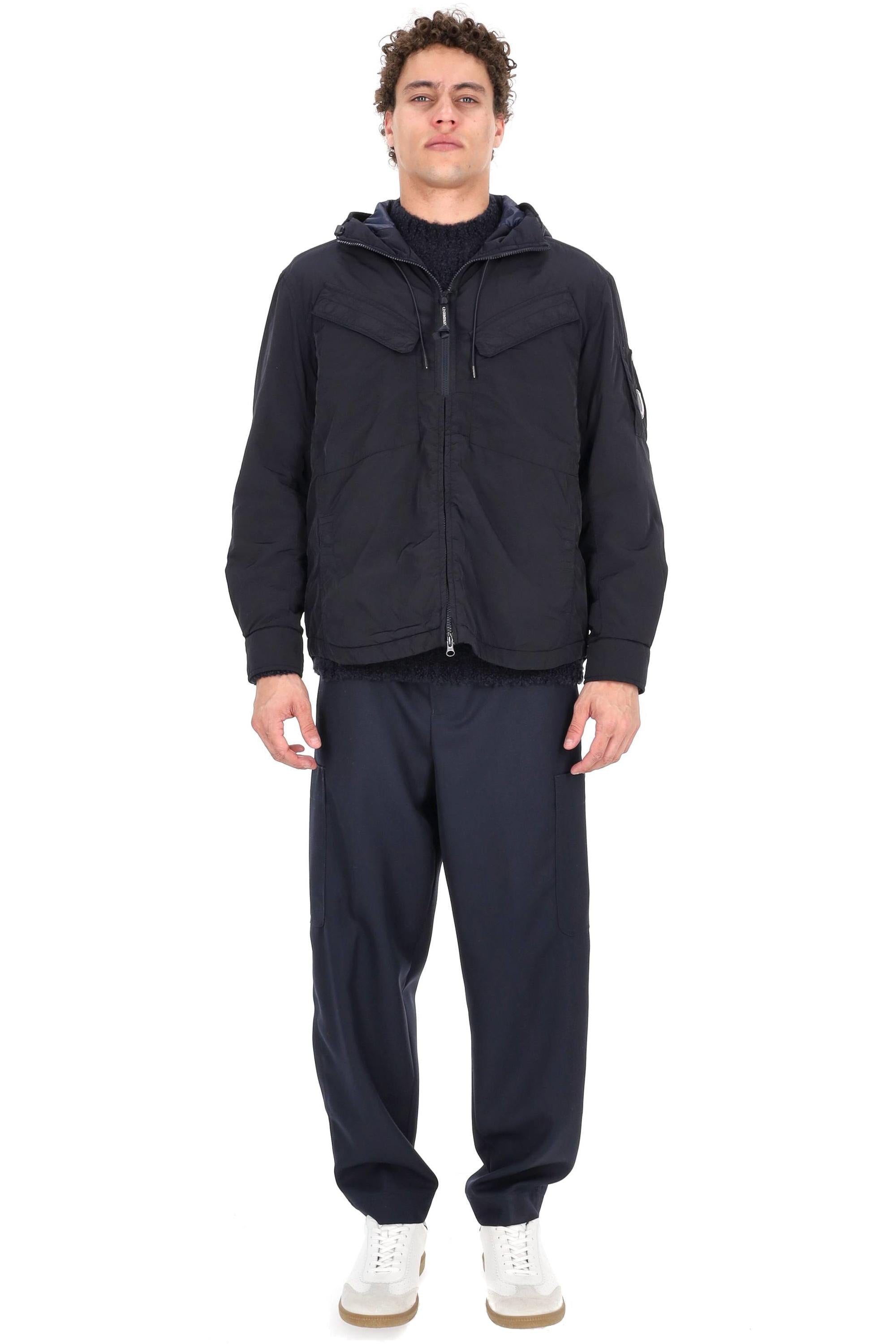 CP Company Giubbotto bomber con cappuccio Chrome-R MOS084A00-5904G/2 888