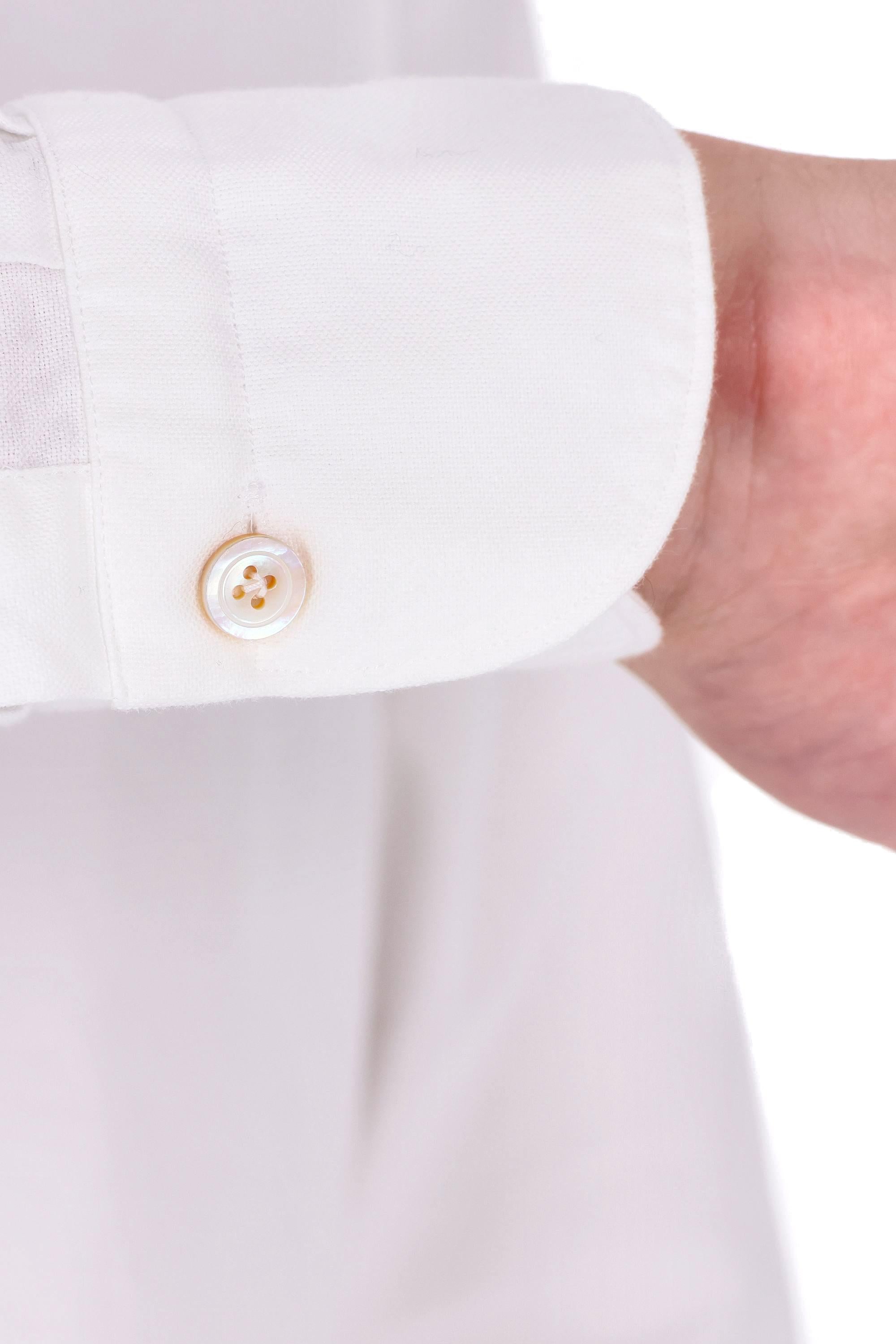 Finamore Camicia sartoriale in chambray di cotone linea Gaeta GT91-200002-A5099C 01