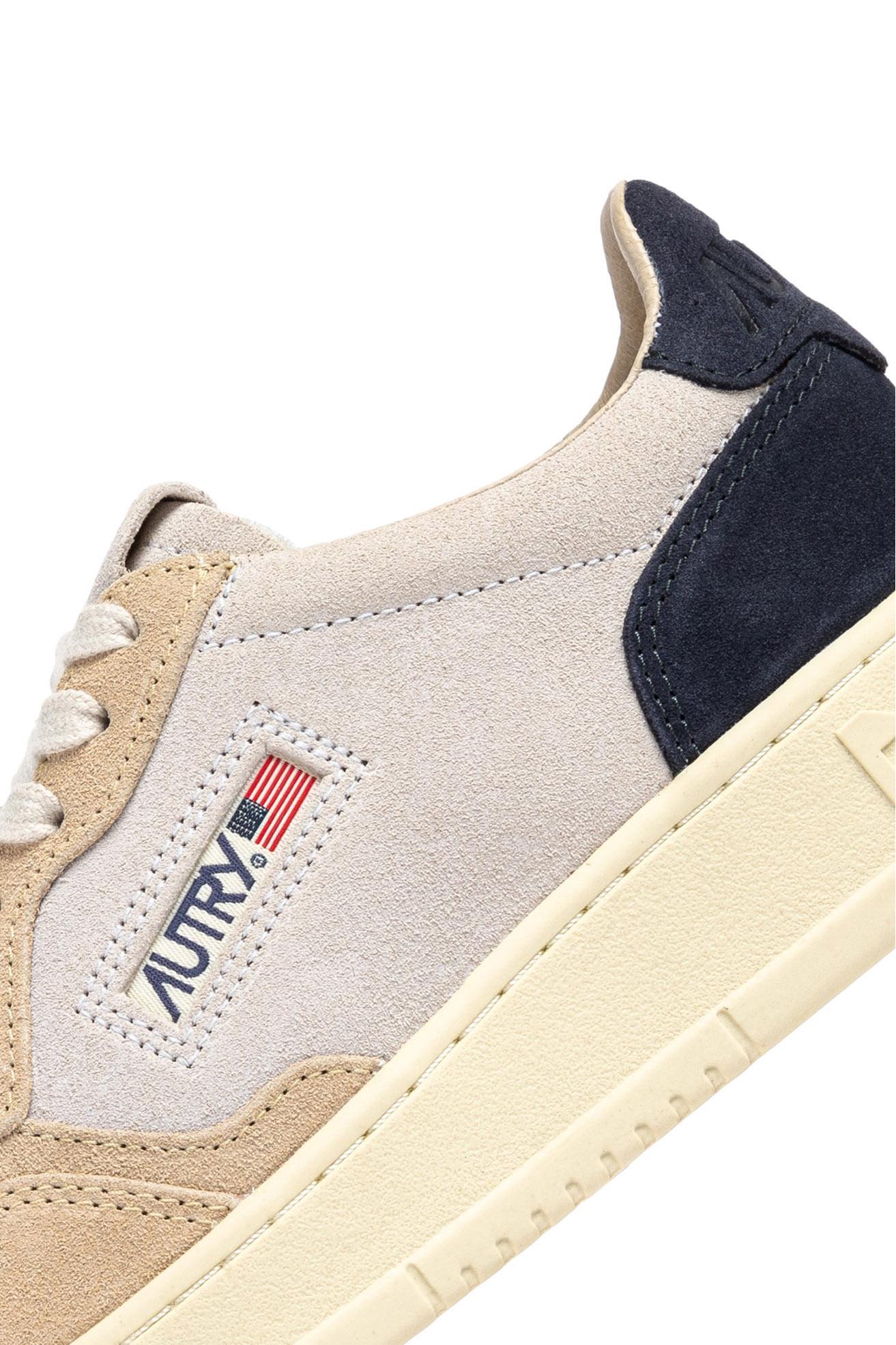 Autry Sneaker Medalist in triple suede AULM TS29 SAND/SPBLUE