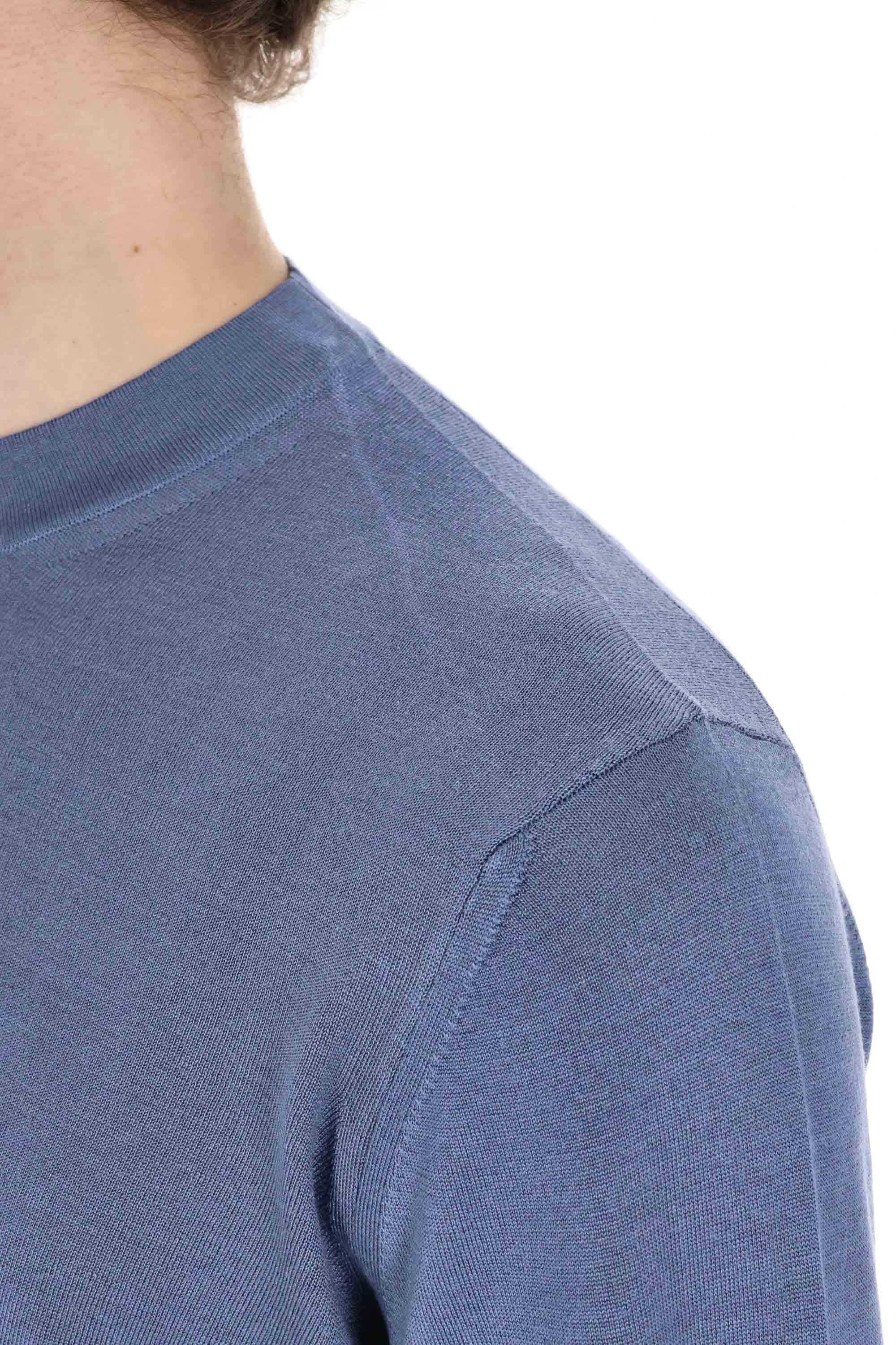 Maglia girocollo in seta manica lunga D0S103 730 Drumohr