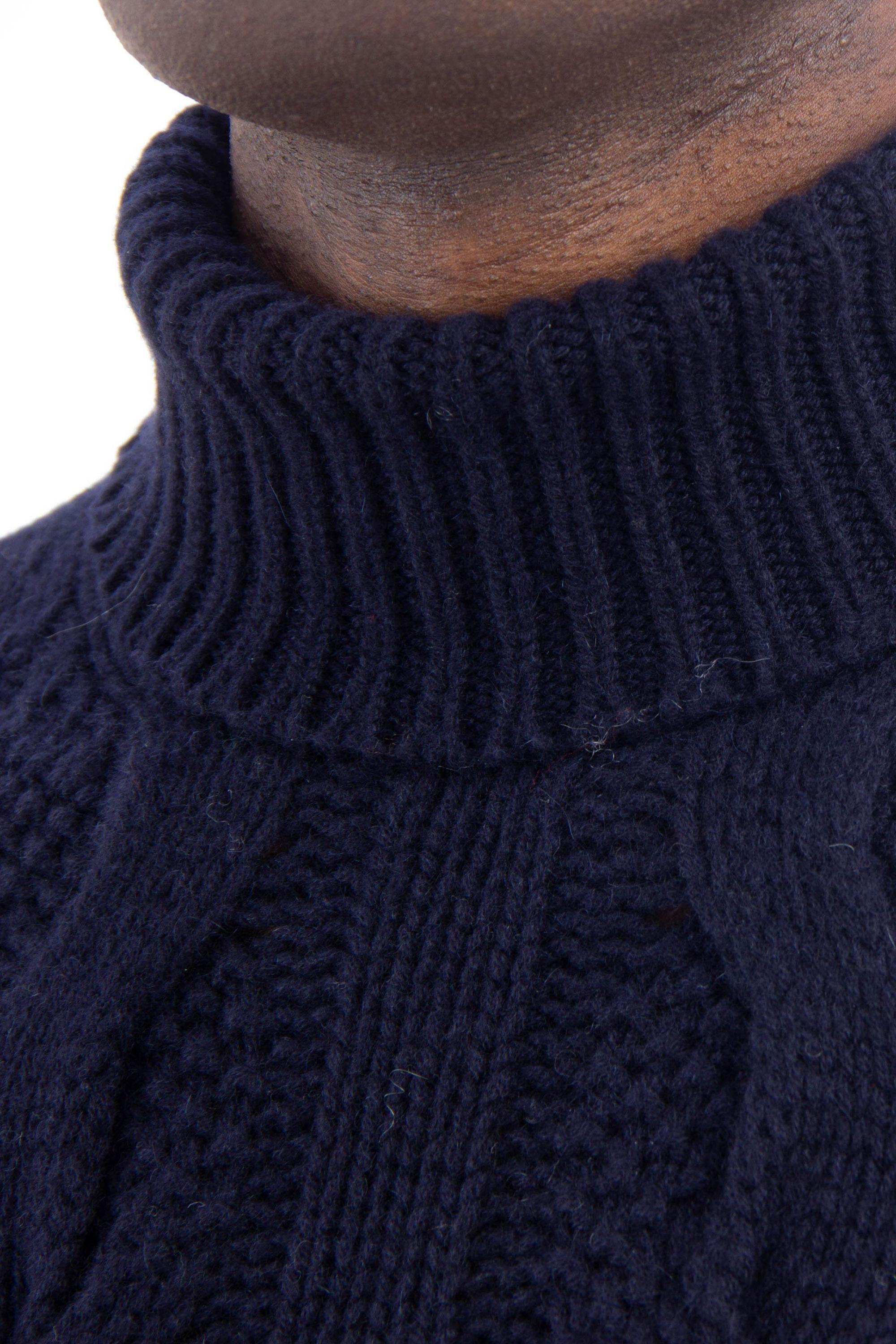 Maglia dolcevita in puro cashmere finezza 3 WS28034 20102 Il Setaccio