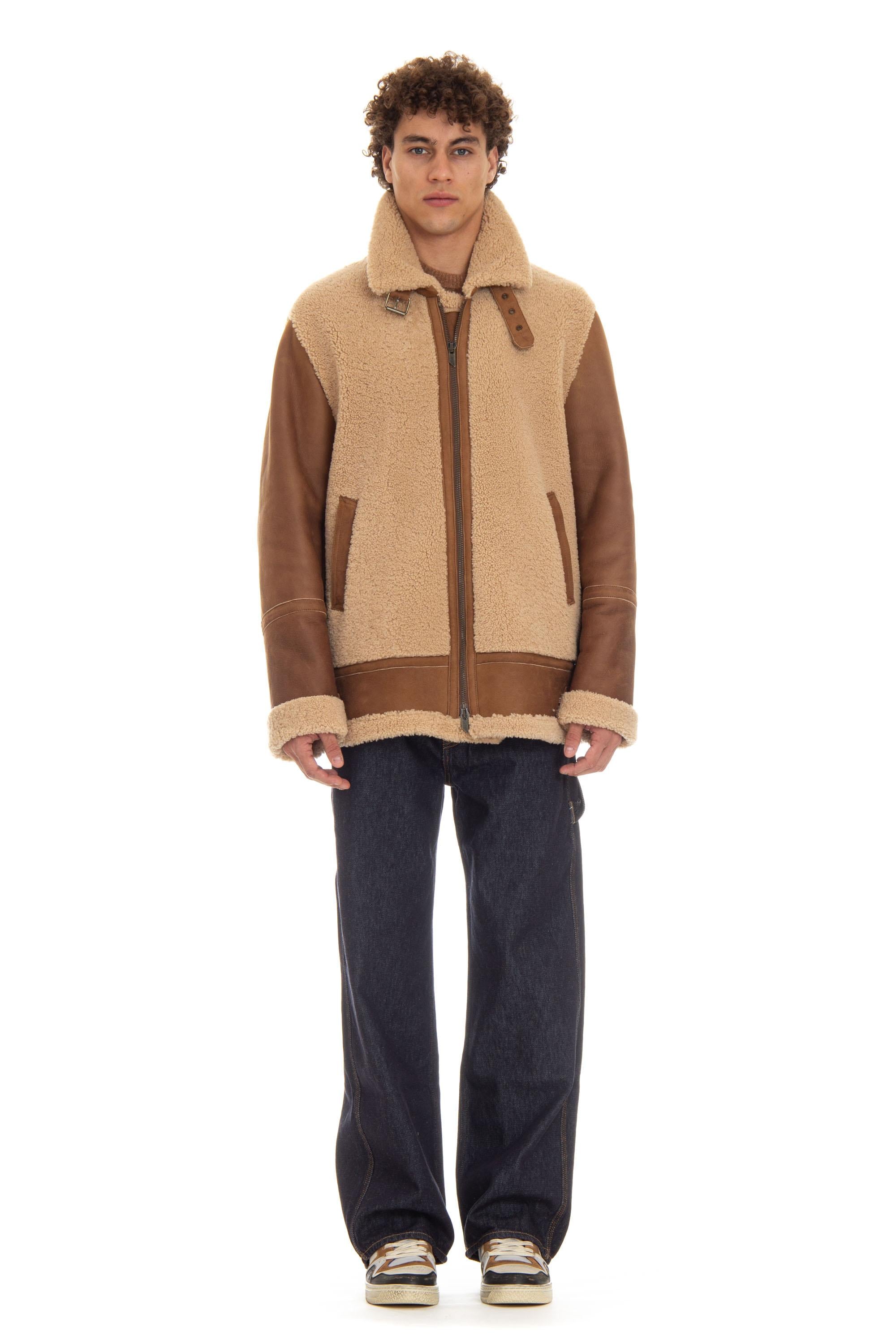 Giubbotto in montone 47551-U CAMEL Salvatore Santoro