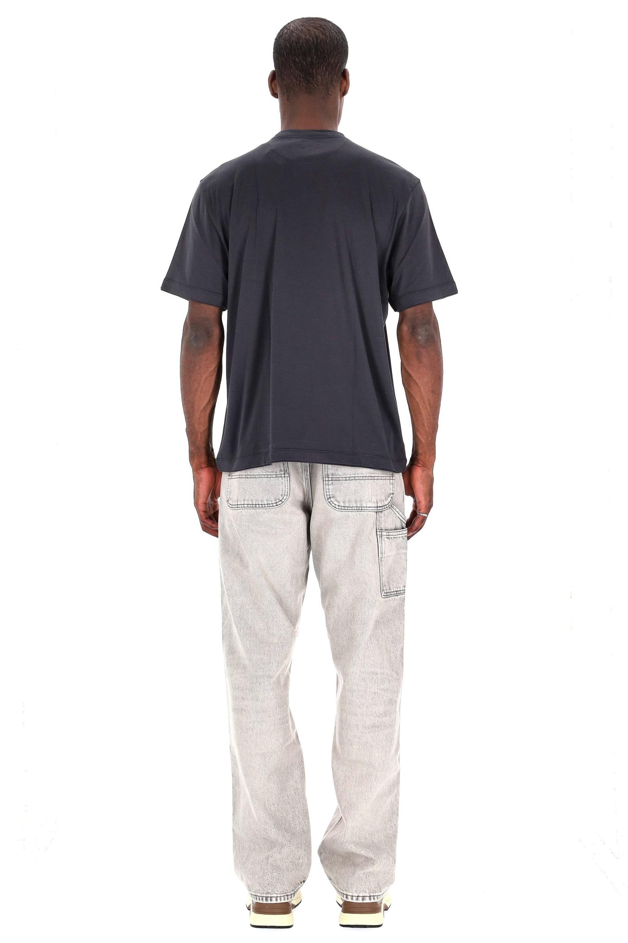 T-shirt in cotone con doppi profili tono su tono X75TSHK19 TES0K035/2 22 Eleventy