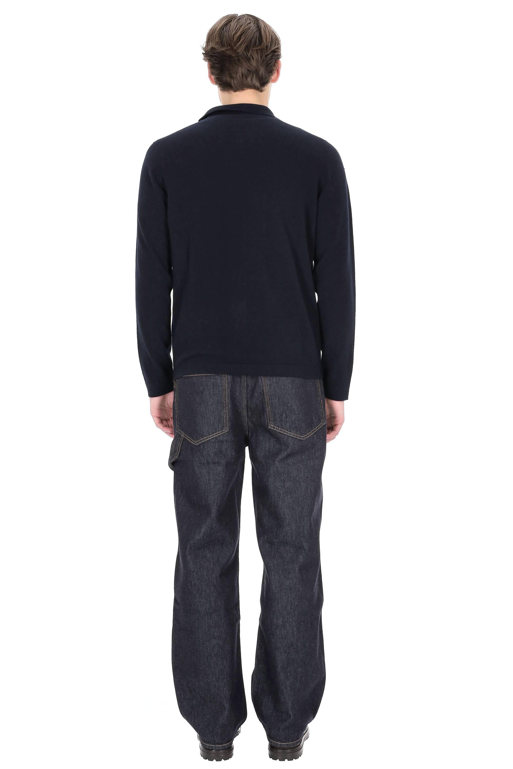 Roberto Collina Maglia-camicia in lana-cashmere 3M37005 M3710