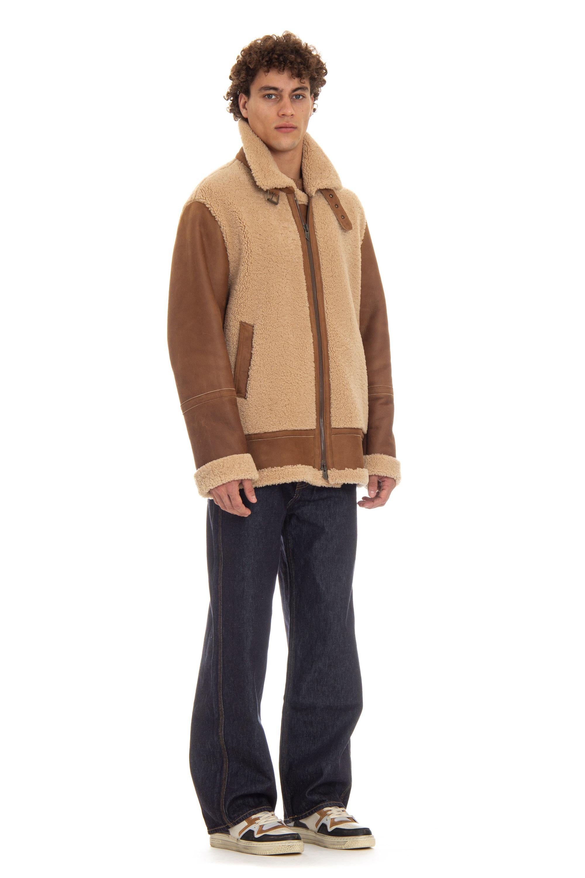 Giubbotto in montone 47551-U CAMEL Salvatore Santoro