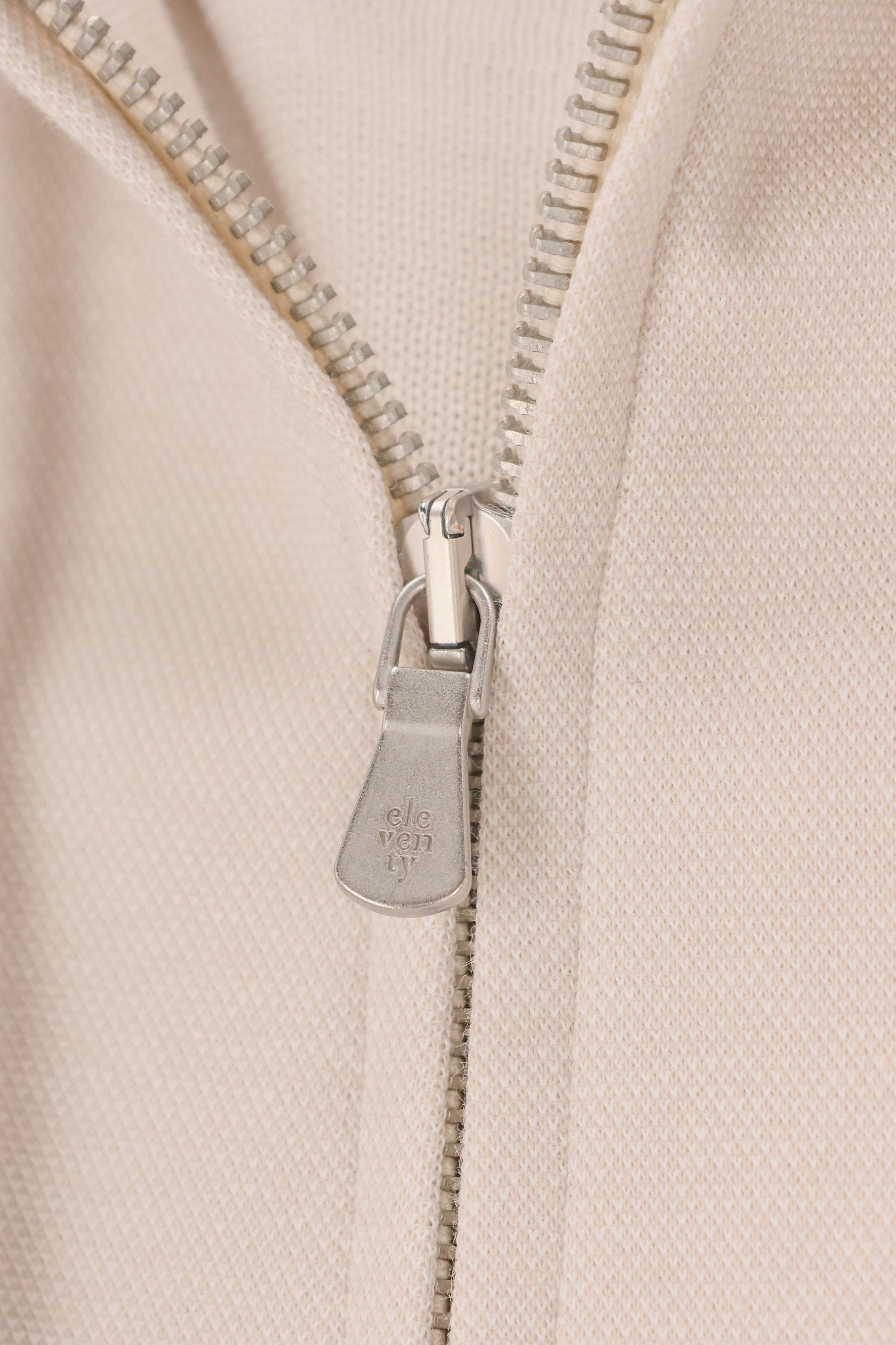 Eleventy Giacca in jersey di cotone a taglio vivo M70GIAF02 TES0M037 02