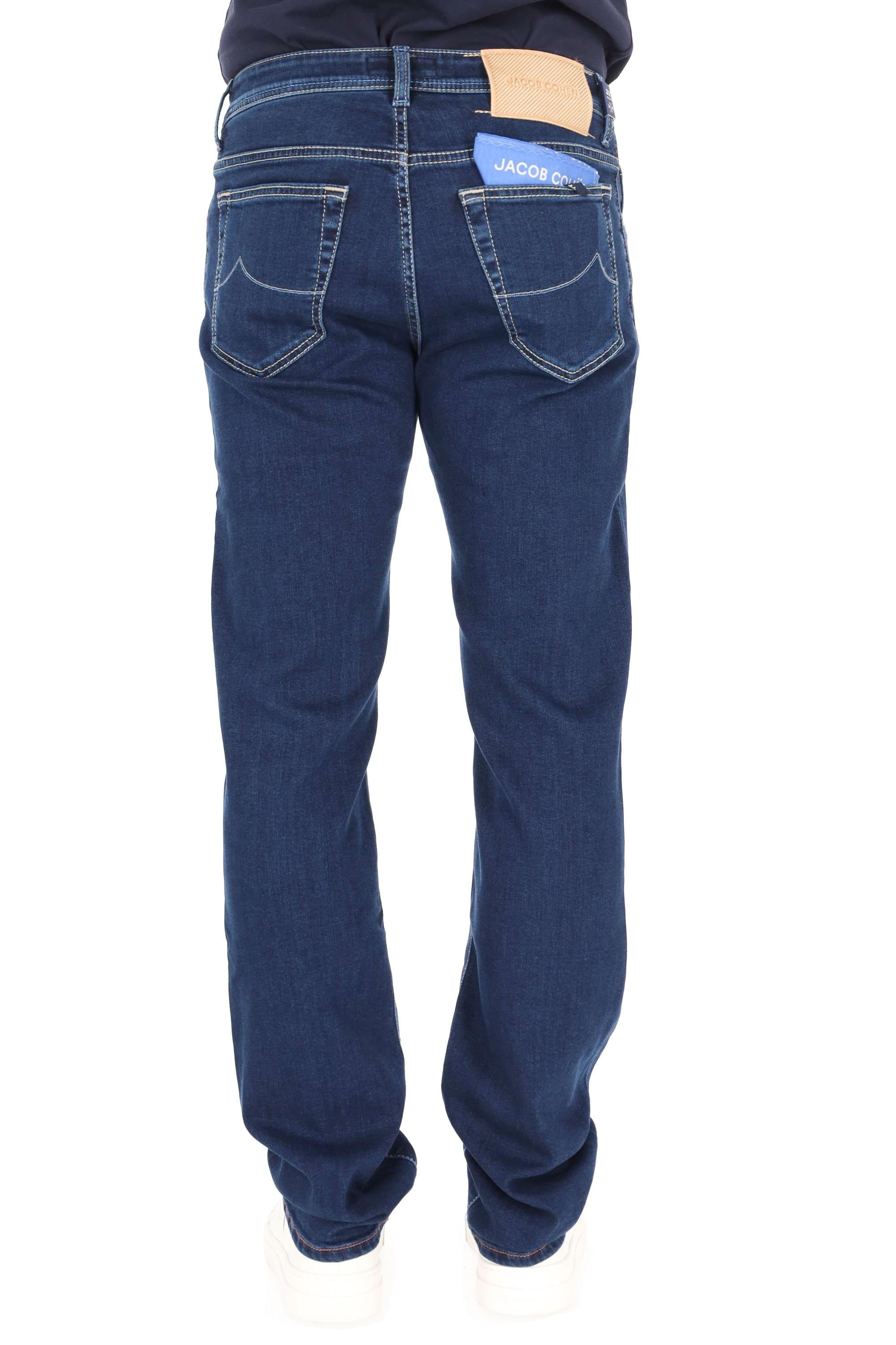 Jacob Cohen Jeans comfort etichetta cavallino intarsiato Bard fit QE004-040-P3621 100D