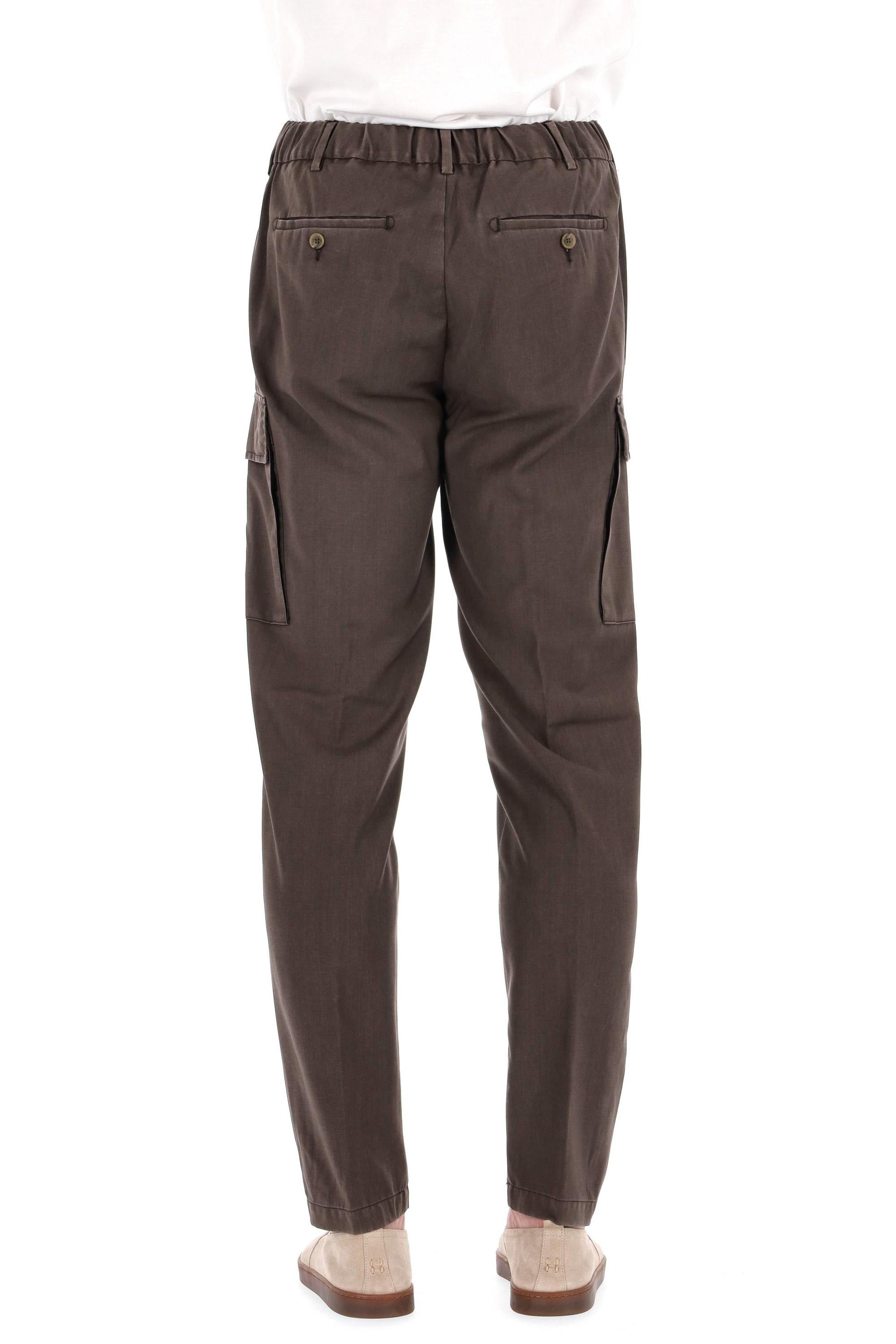 Pantalone in lana superlight delavè modello cargo 25M13L 99 81 Myths