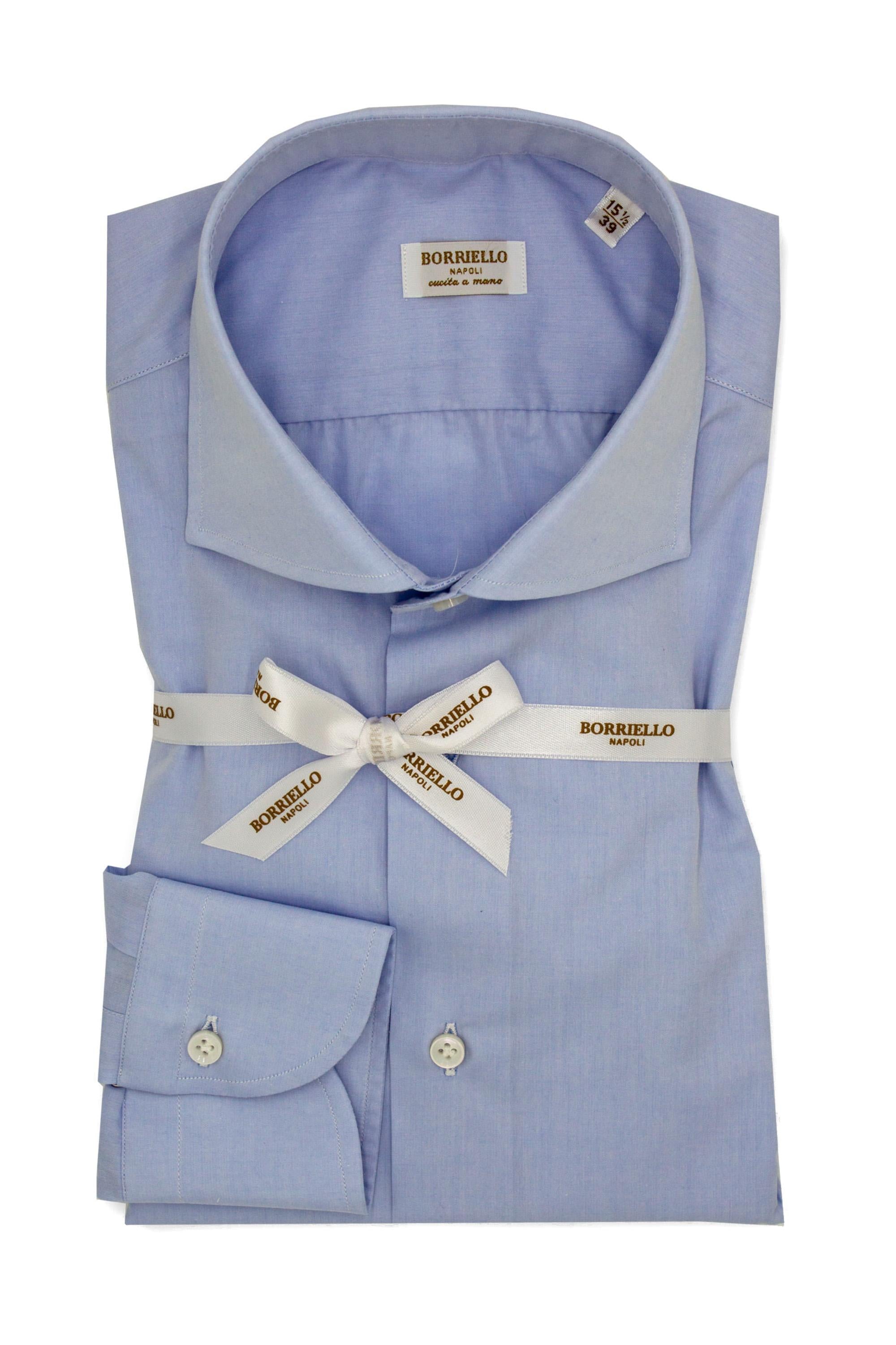 Borriello Camicia sartoriale in twill di cotone 1401/5 8