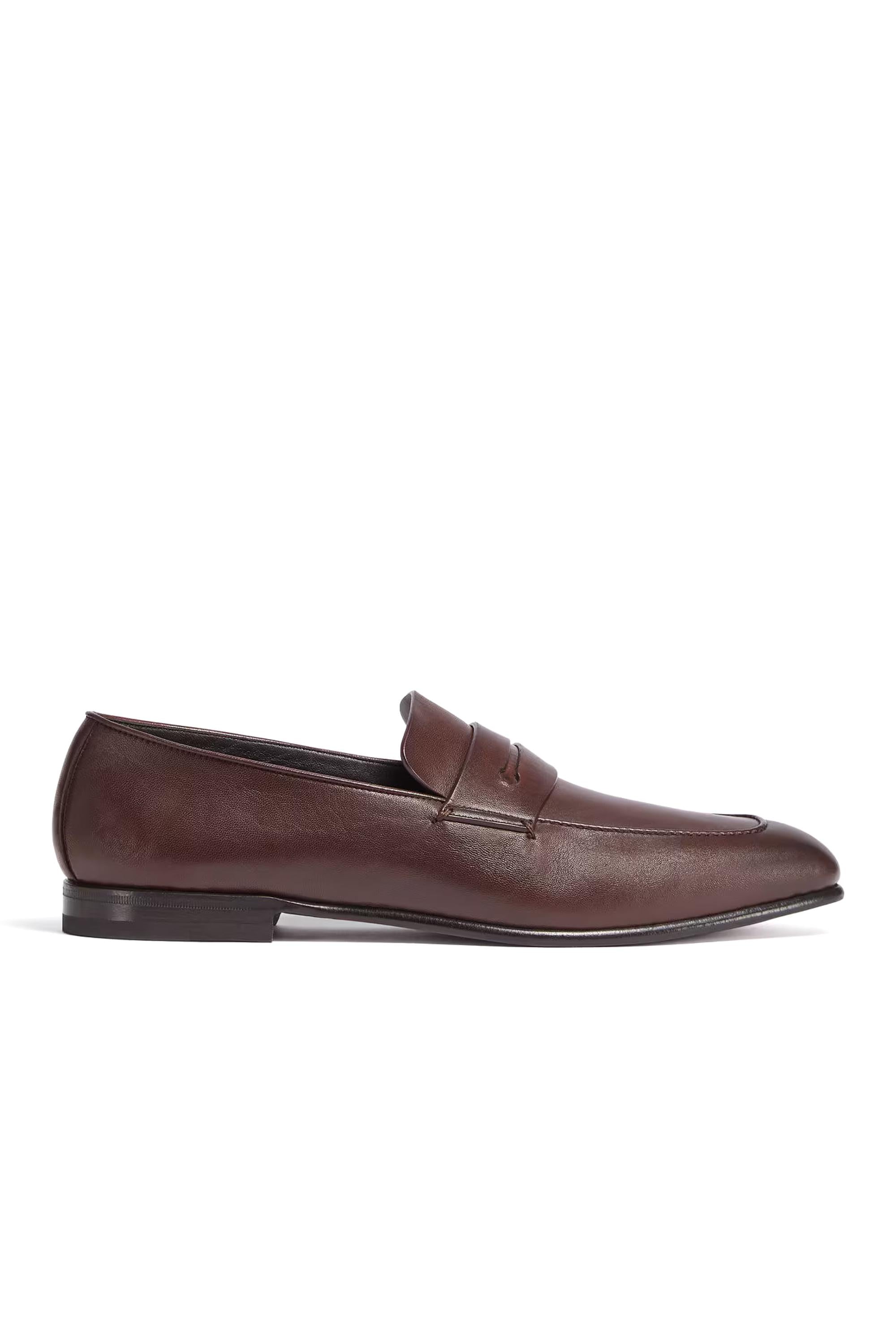 Zegna Mocassino l'Asola in pelle di agnello LHAFR_A3014Z FON