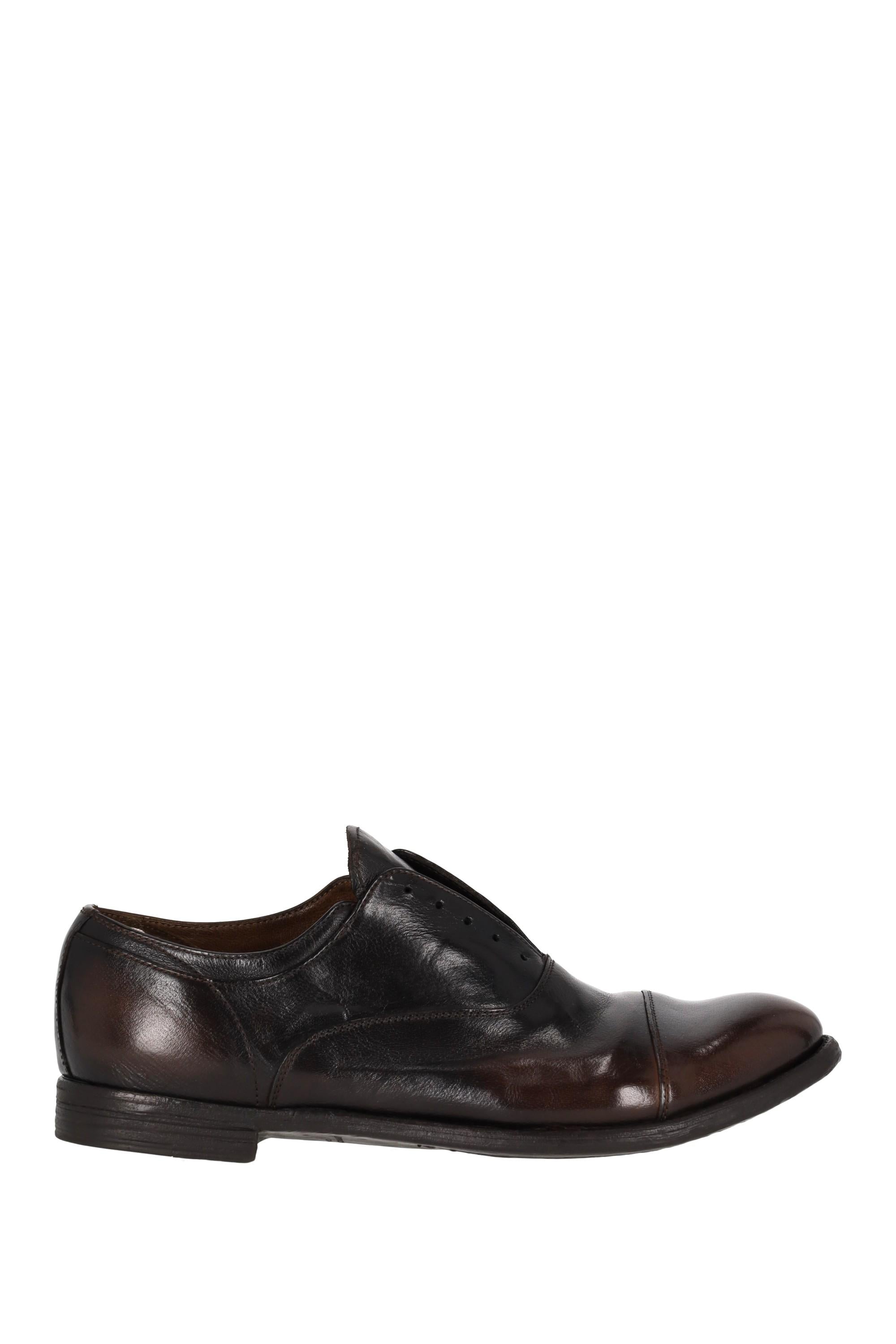 Officine Creative Scarpa oxford in pelle delavè OCUARC-501IGN41M579 TM25