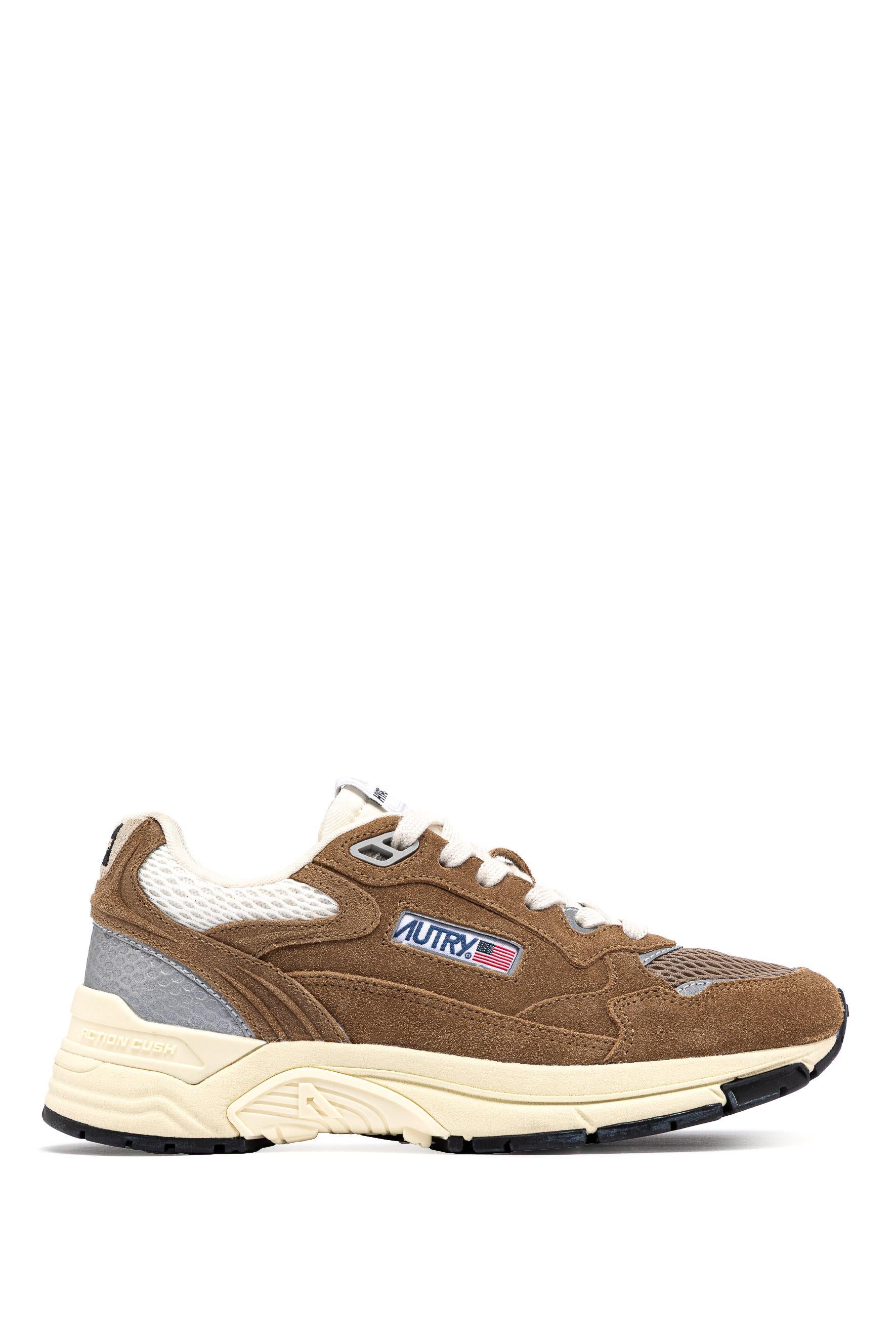 Autry Running in camoscio modello Hyperway HYLM UM04 CIGAR/SILV