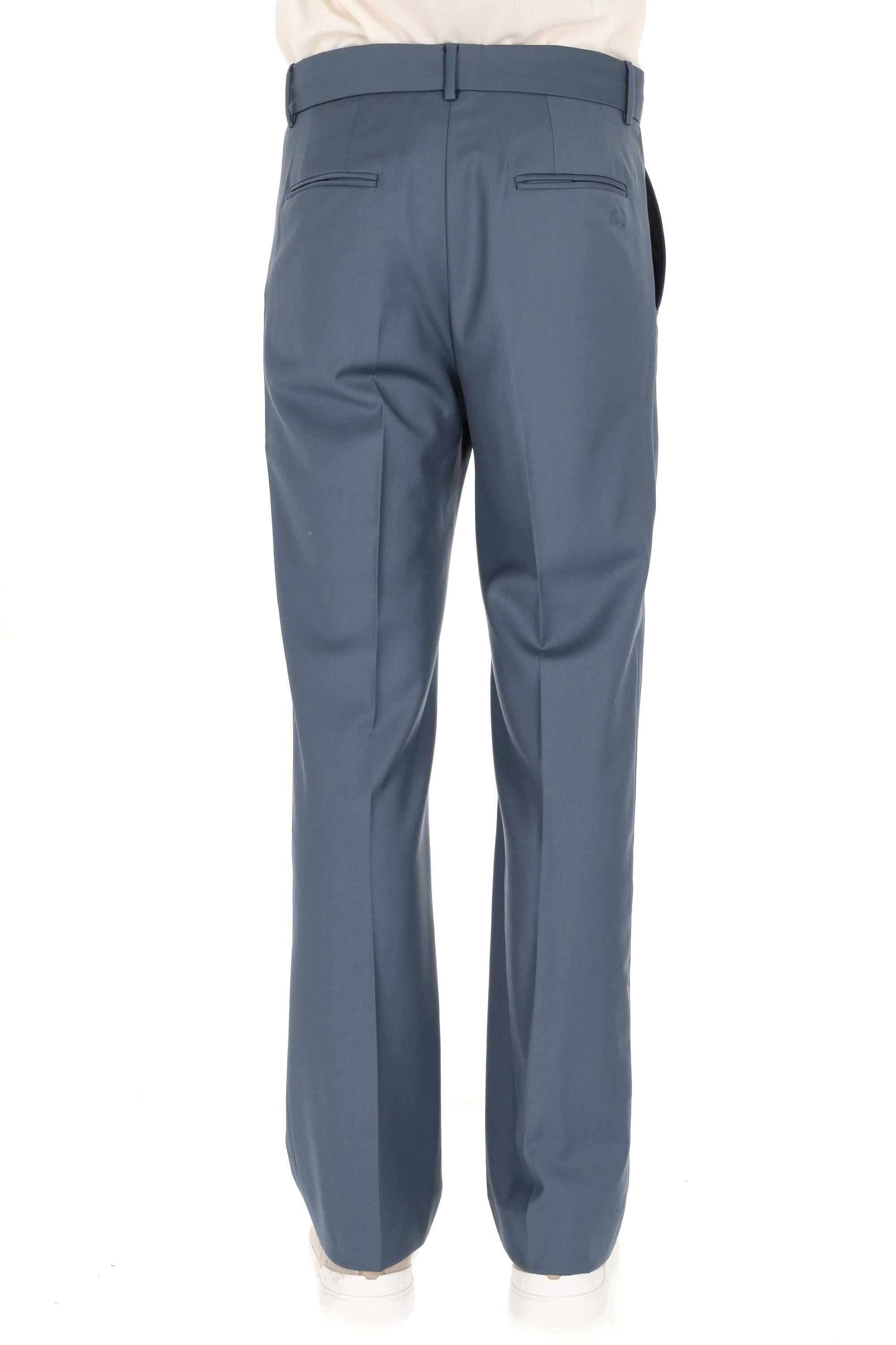 Kenzo Pantalone tailored in lana straight FG55PA2199TV 98