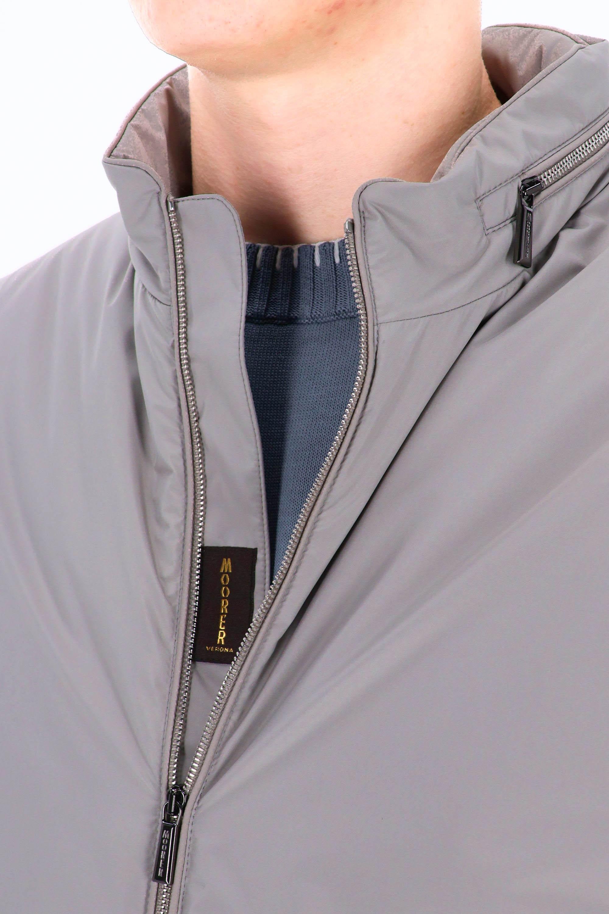 Moorer Giubbino in nylon 2 ombrelli mod. Alcide-Stp ALCIDE-STP-2 MARMO