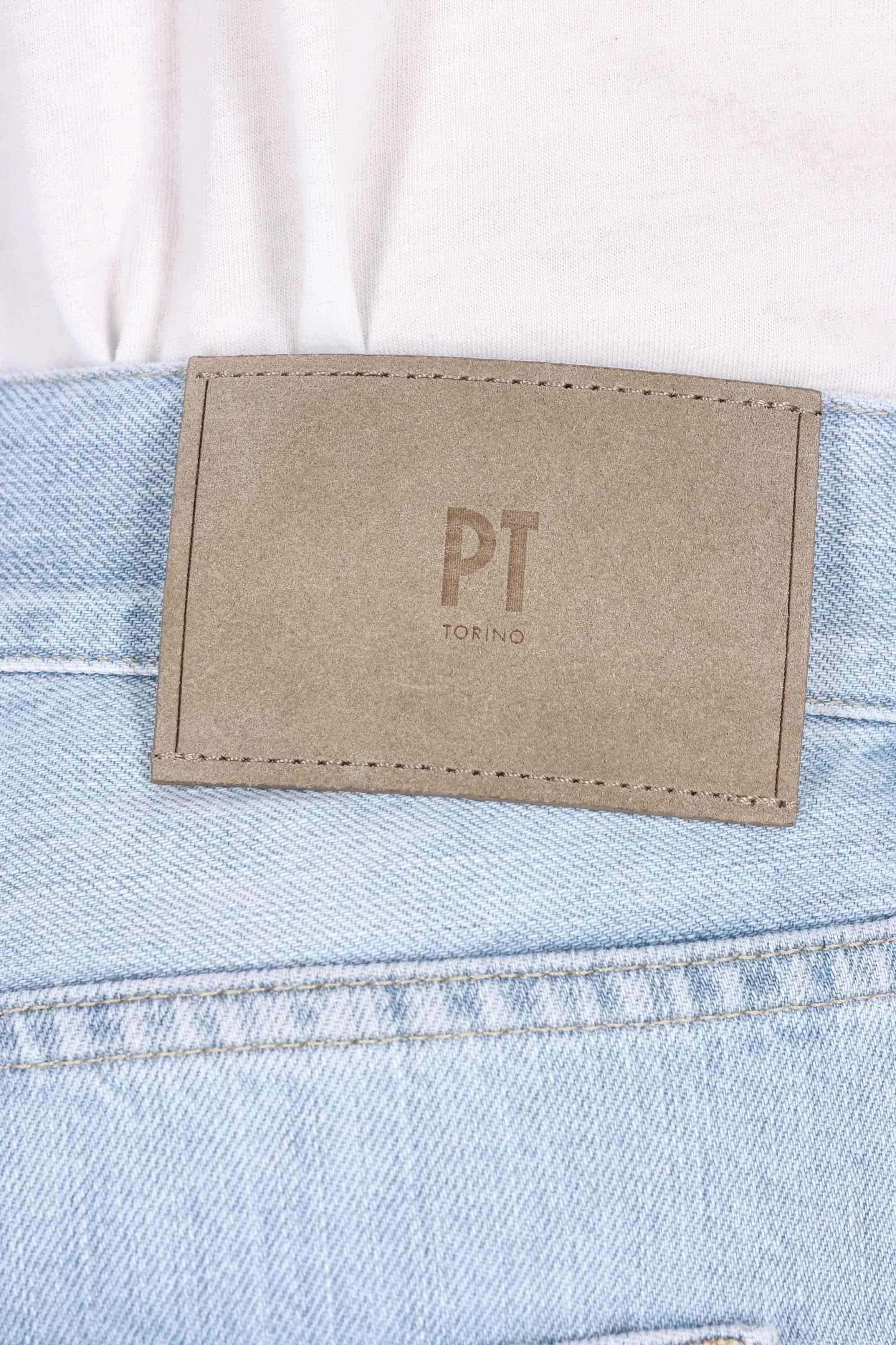 Jeans in puro cotone Loose fit C5-AP05Z0 OA5050 CC37 PT Denim