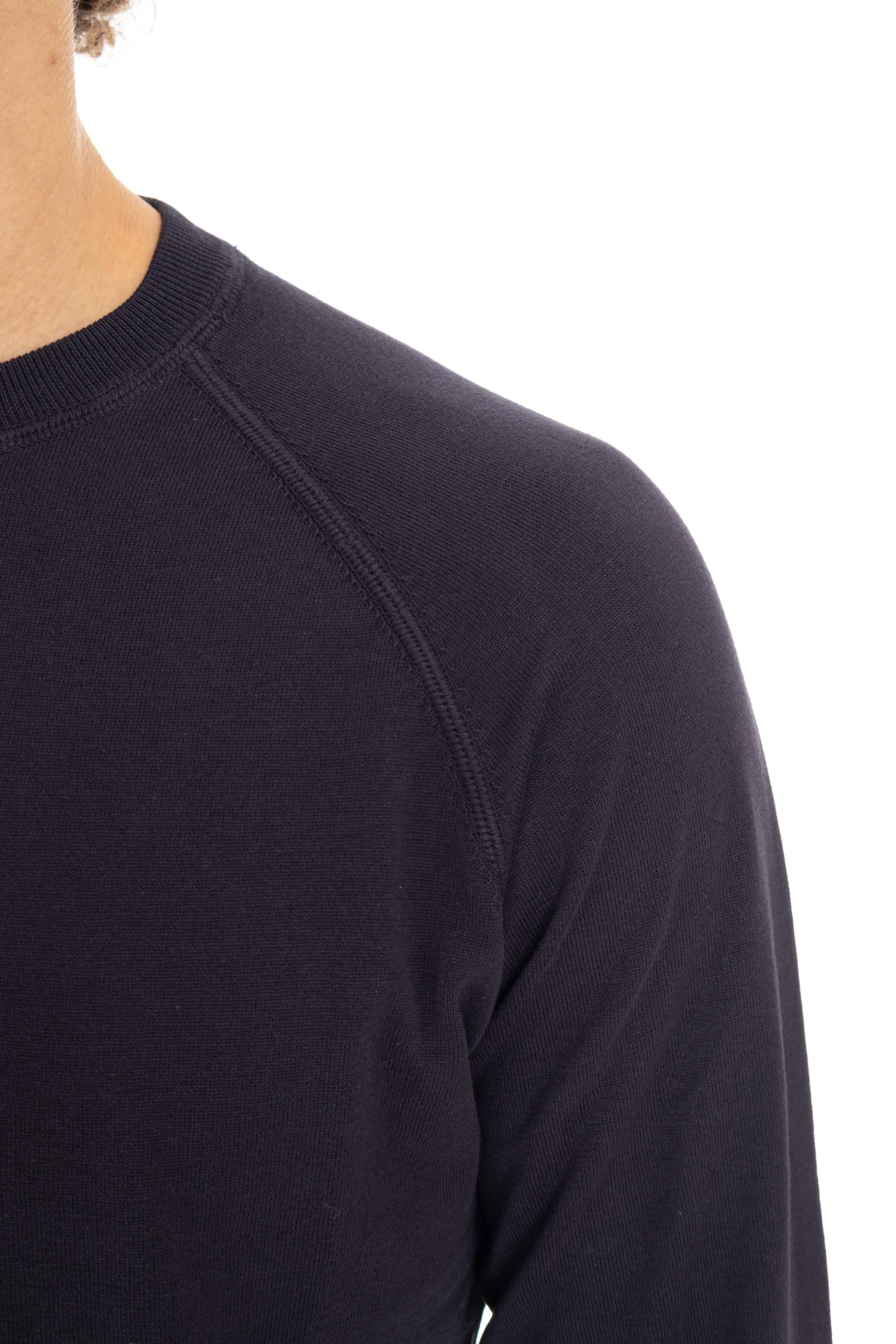 Maglia girocollo in cotone punto felpa M039 3371 01098 Aspesi