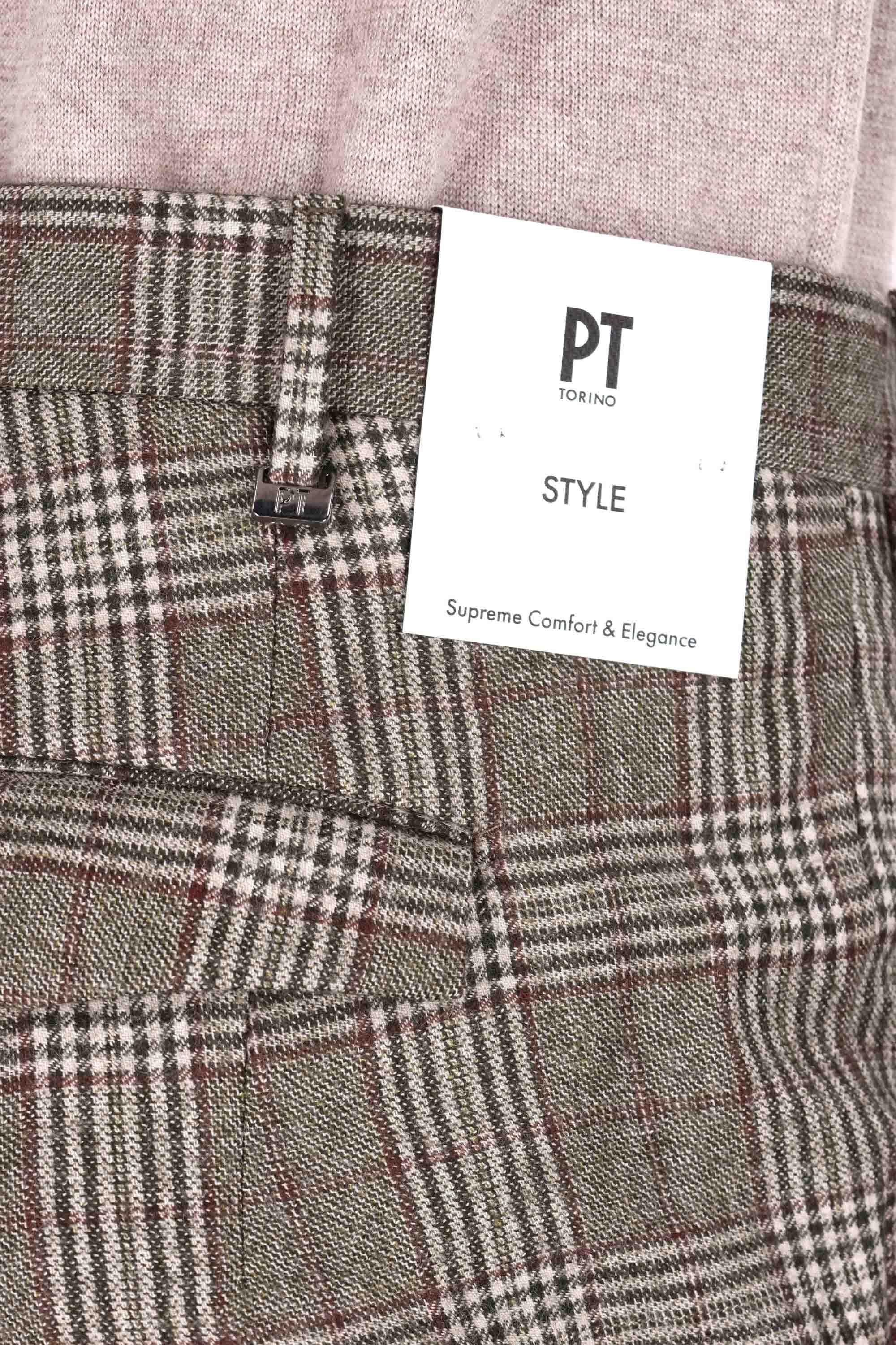 PT Torino Pantalone in lana principe di galles super 100's Master fit AFMAZ00CL1 MA23/2 0445