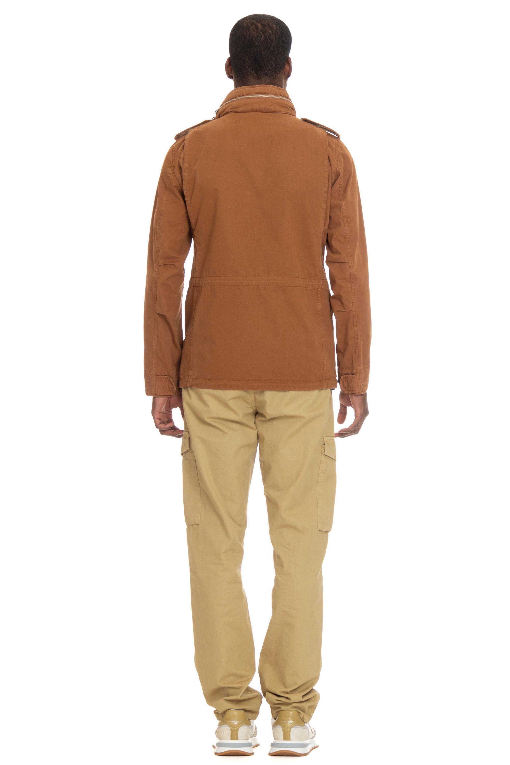 Mini field jacket in cotone con logo staccabile CG20 A262 ST/2 85321 Aspesi