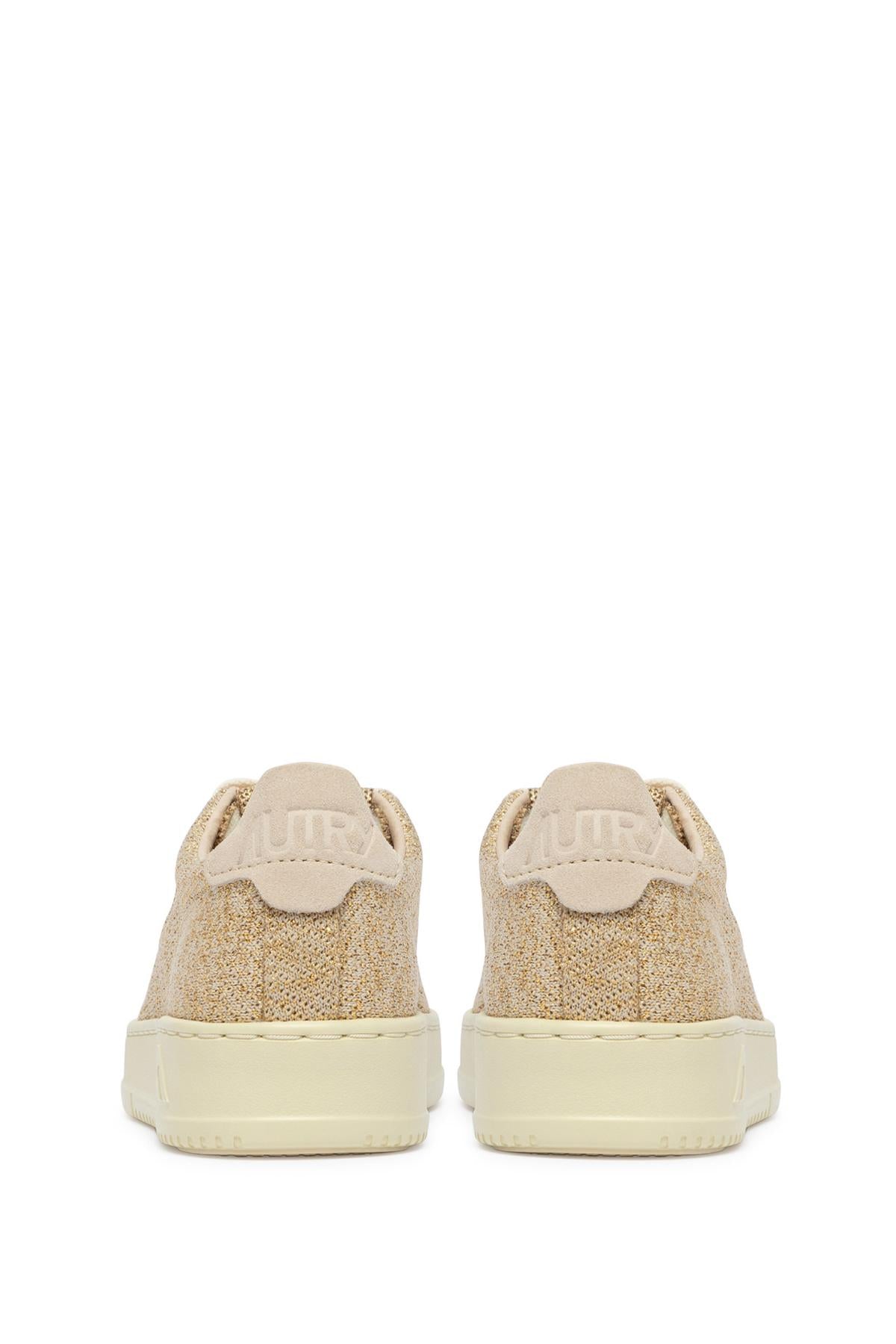 Autry Sneaker donna Medalist Easeknit in maglia EKLW KU02 PLAT/SAND