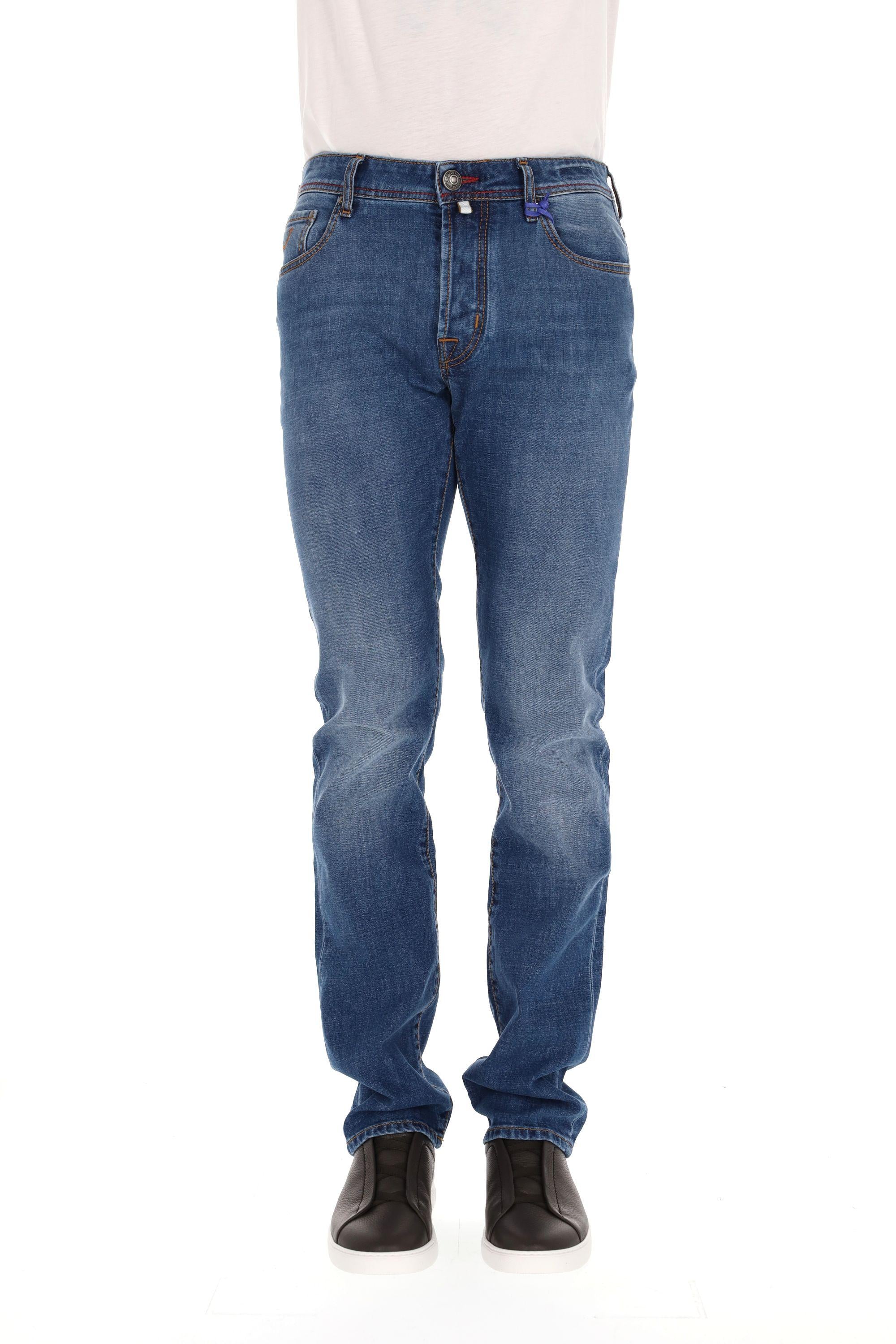 Jacob Cohen Jeans etichetta in pelle modello Bard QE004 055 S3736 V2 200D