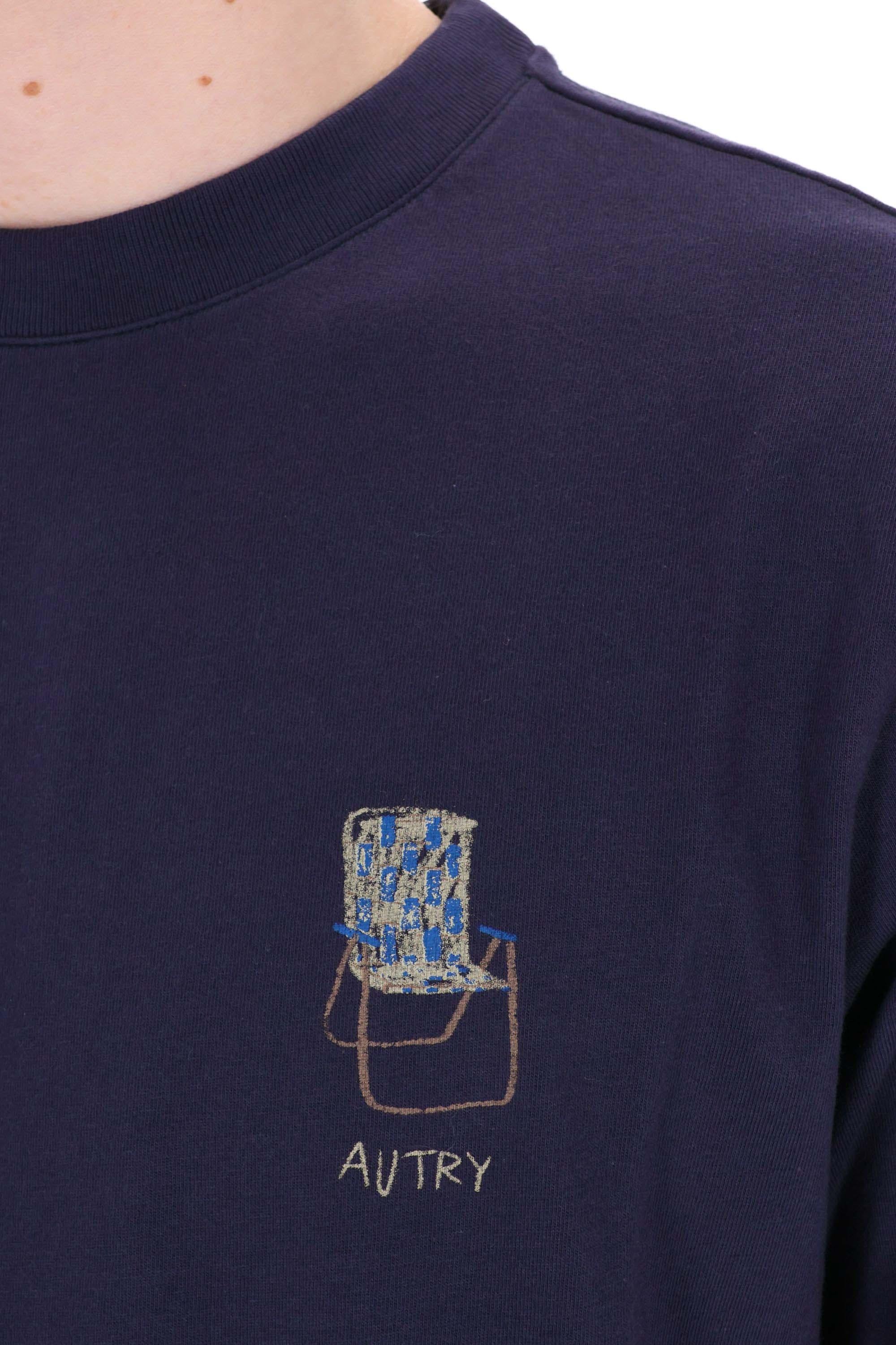 T-shirt in cotone "sedia" TSPM 87CB Autry