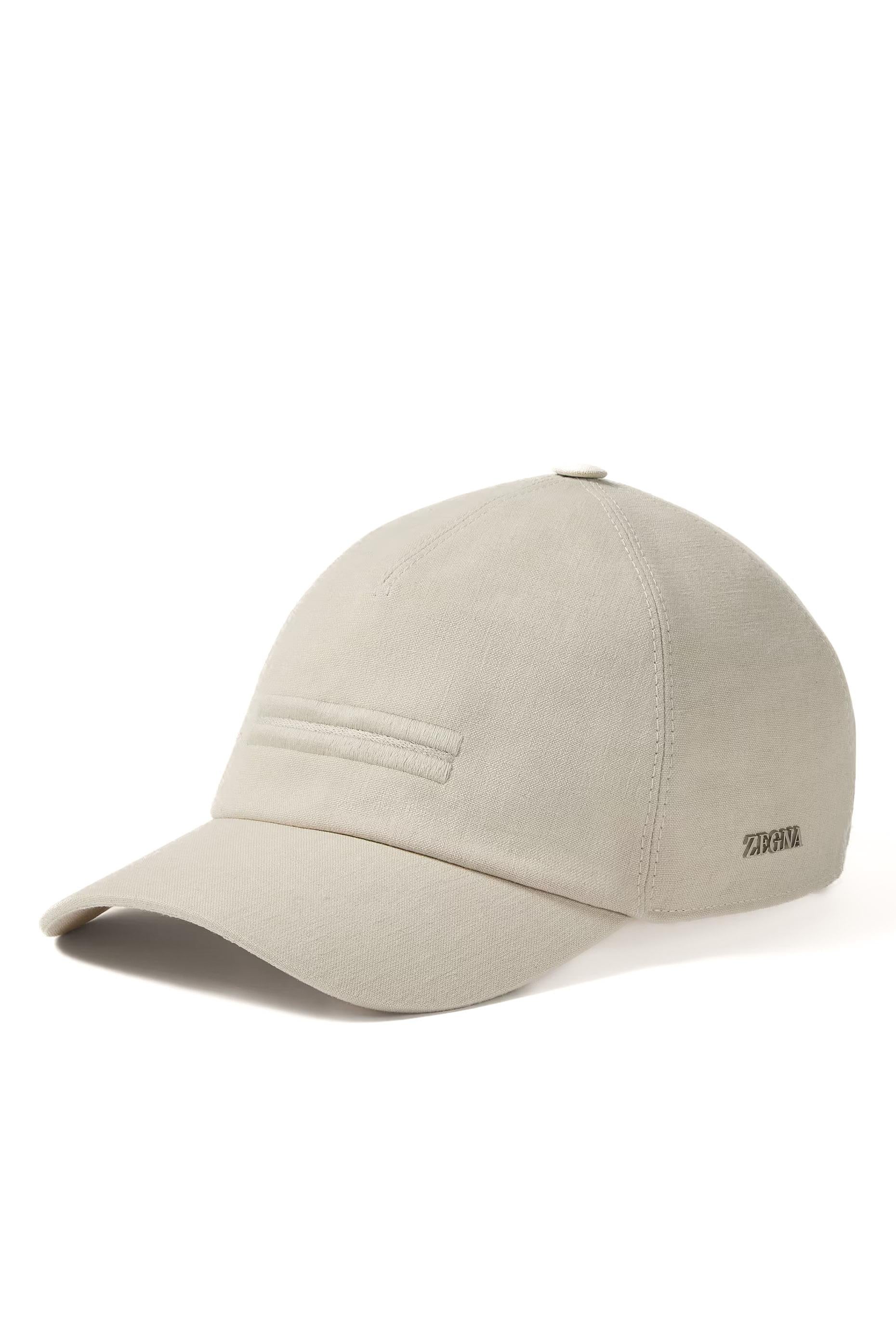 Zegna Cappello baseball in Oasi Lino Z3I18HA3-B7M WH3