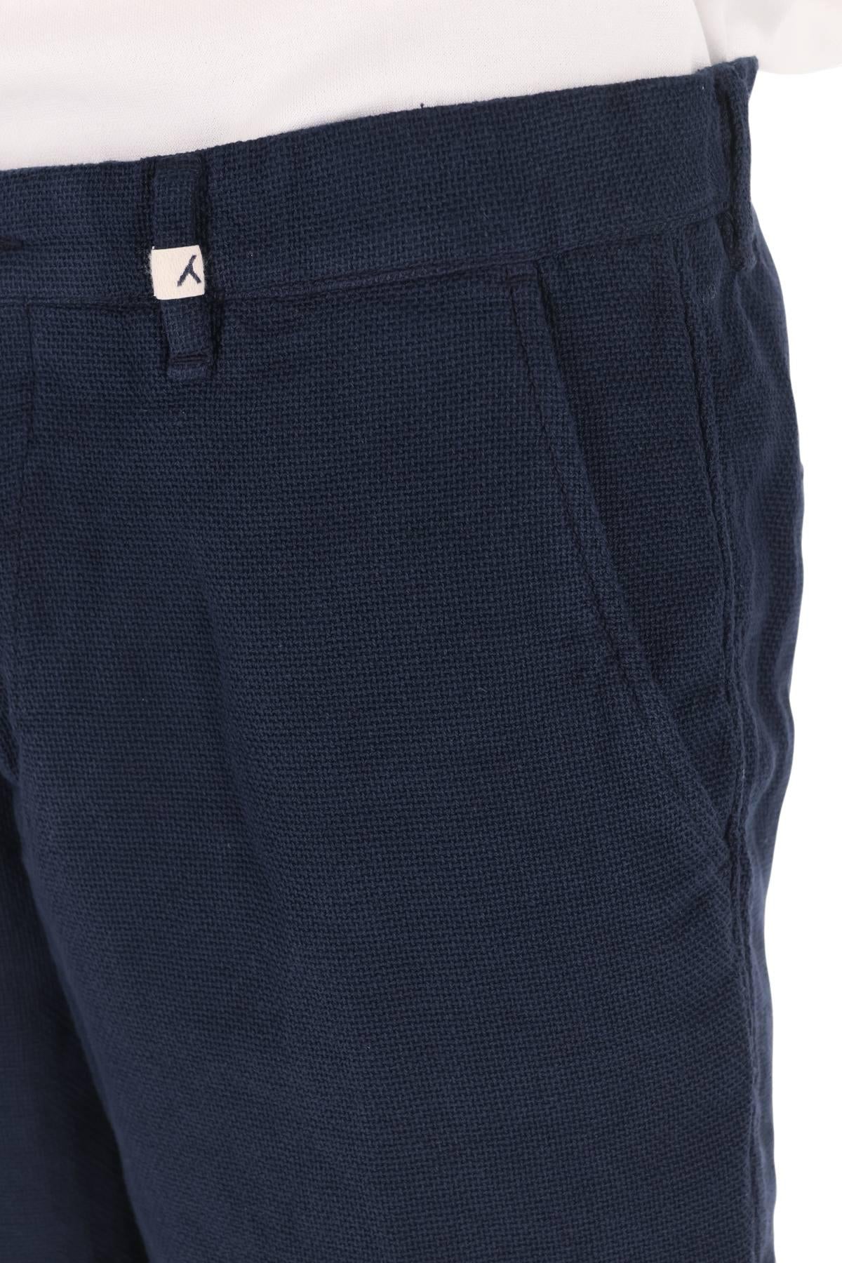 Myths Bermuda tramato in cotone e lino 26M74B 87-5 037