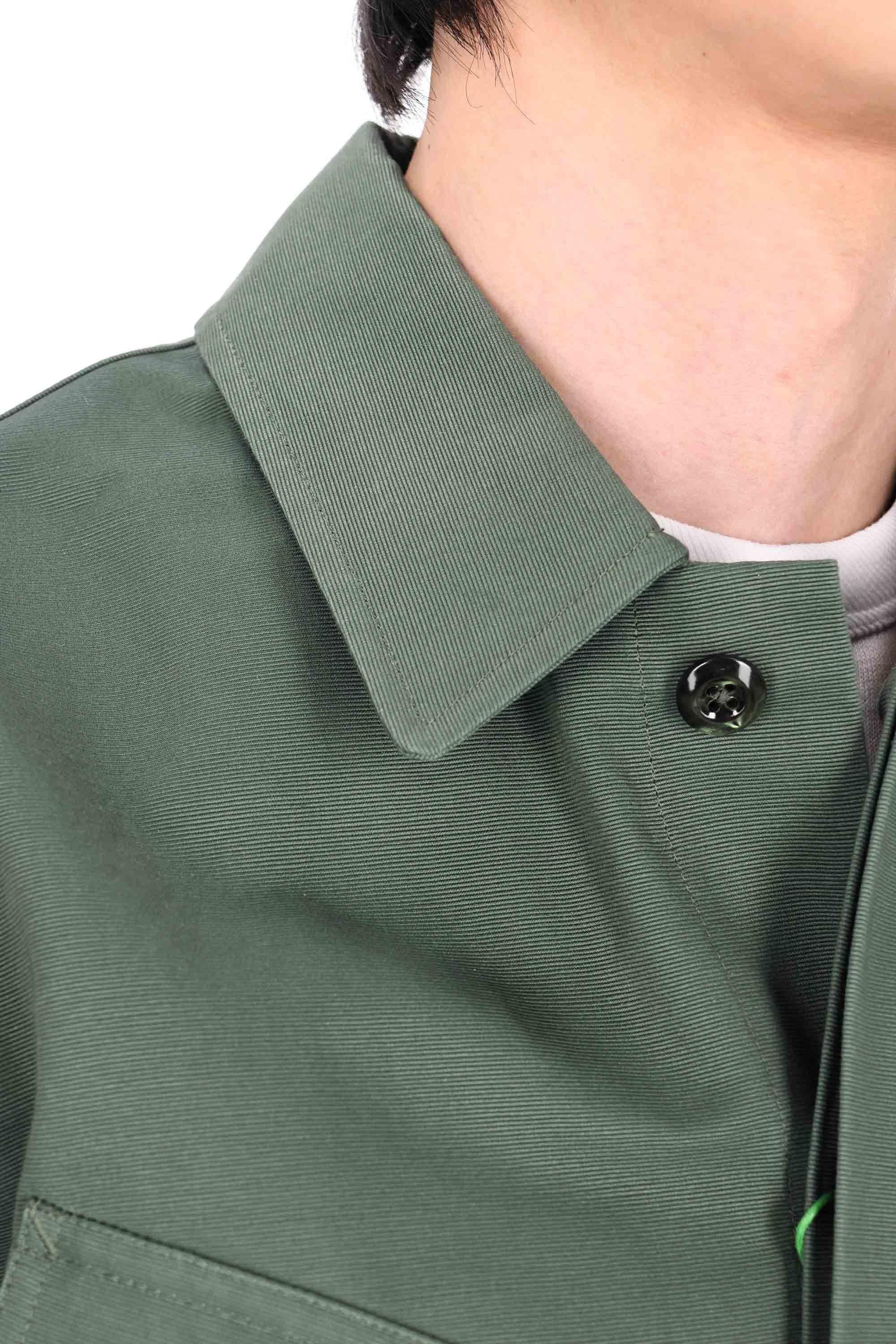 Kenzo Overshirt utility in cotone double knee FG55CH5439OT 51