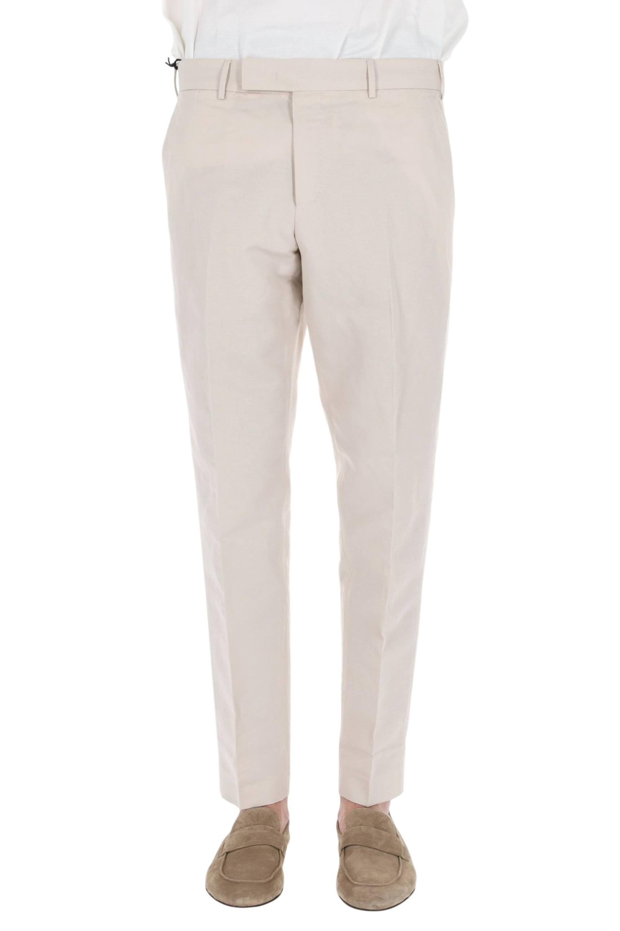 PT Torino Pantalone in lino-cotone Rebel fit CORSZ 1Z00FWD PU38 0015