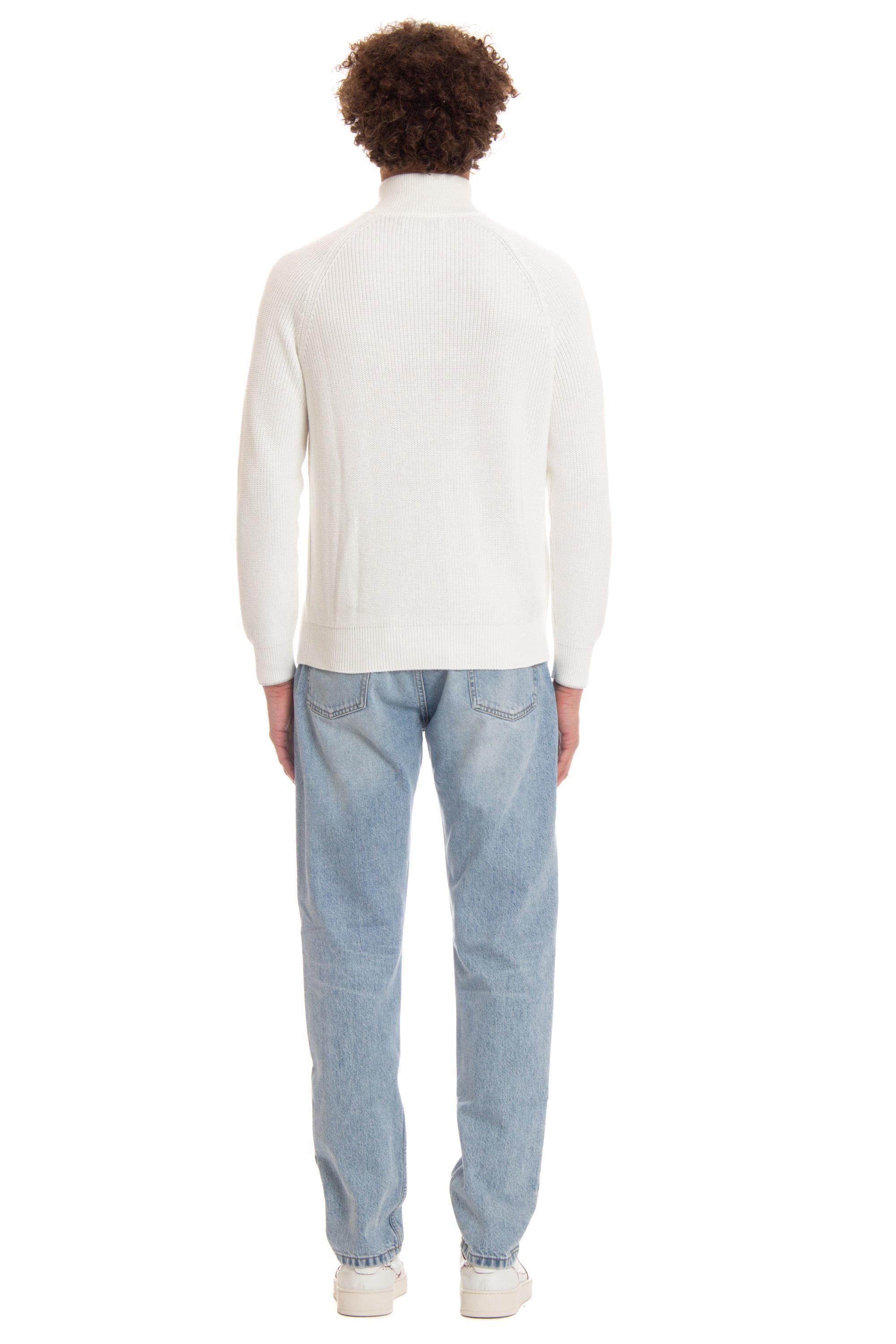Cardigan full zip in cotone a costine M2874656 C0312 Brunello Cucinelli