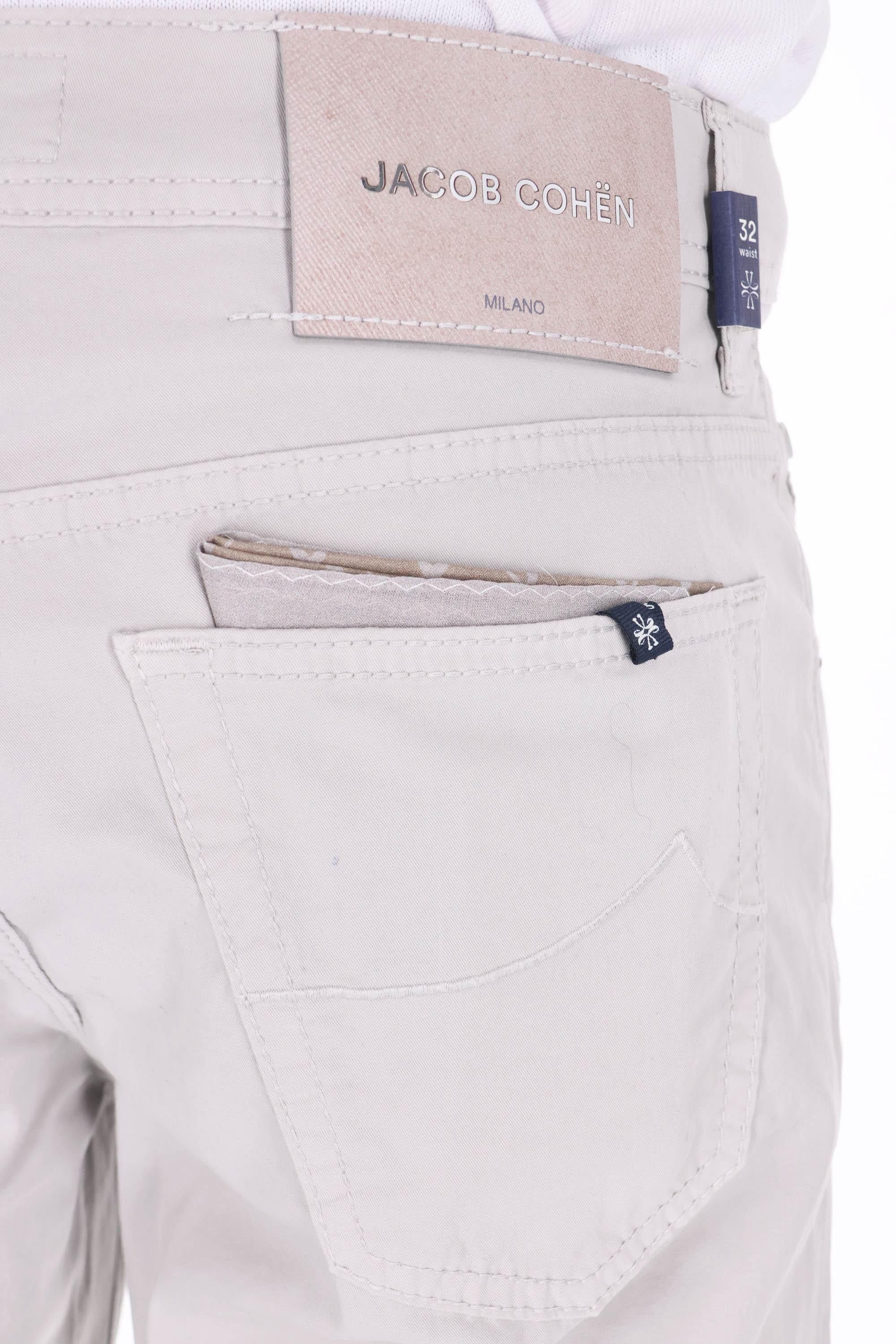 Jacob Cohen 5 tasche color in cotone etichetta pelle saffiano Scott fit QE015-036-S2544/2 A79