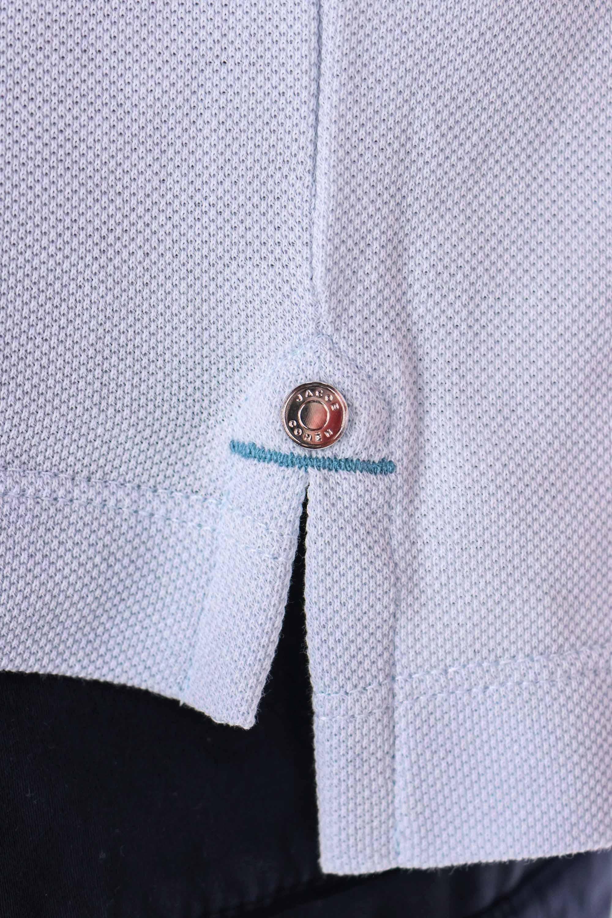 Jacob Cohen Polo in piquet di cotone comn bottoni coperti 80033-001-M4565/2 X75