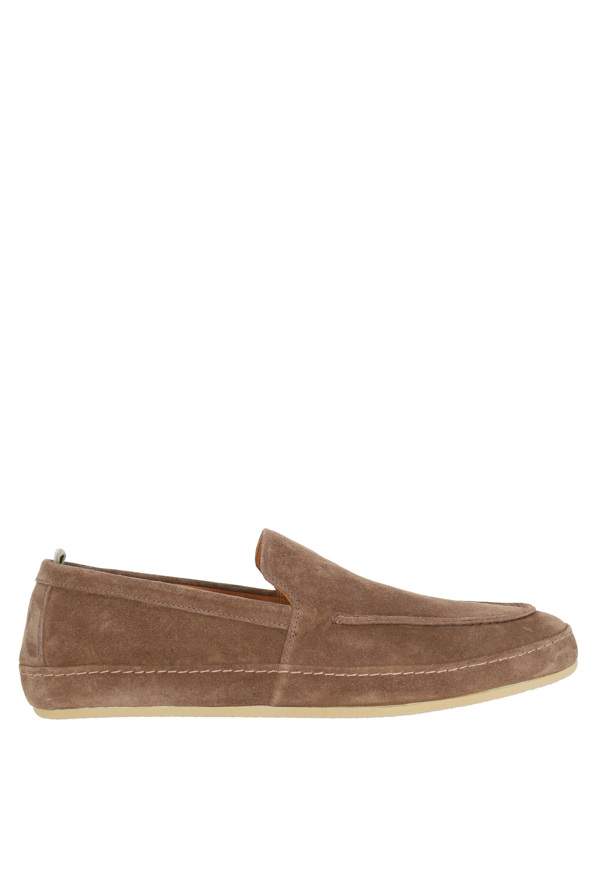 Officine Creative Mocassino in pelle scamosciata natural flex mod. Line 001 OCULINE001LIGC1E236 TUNDRA