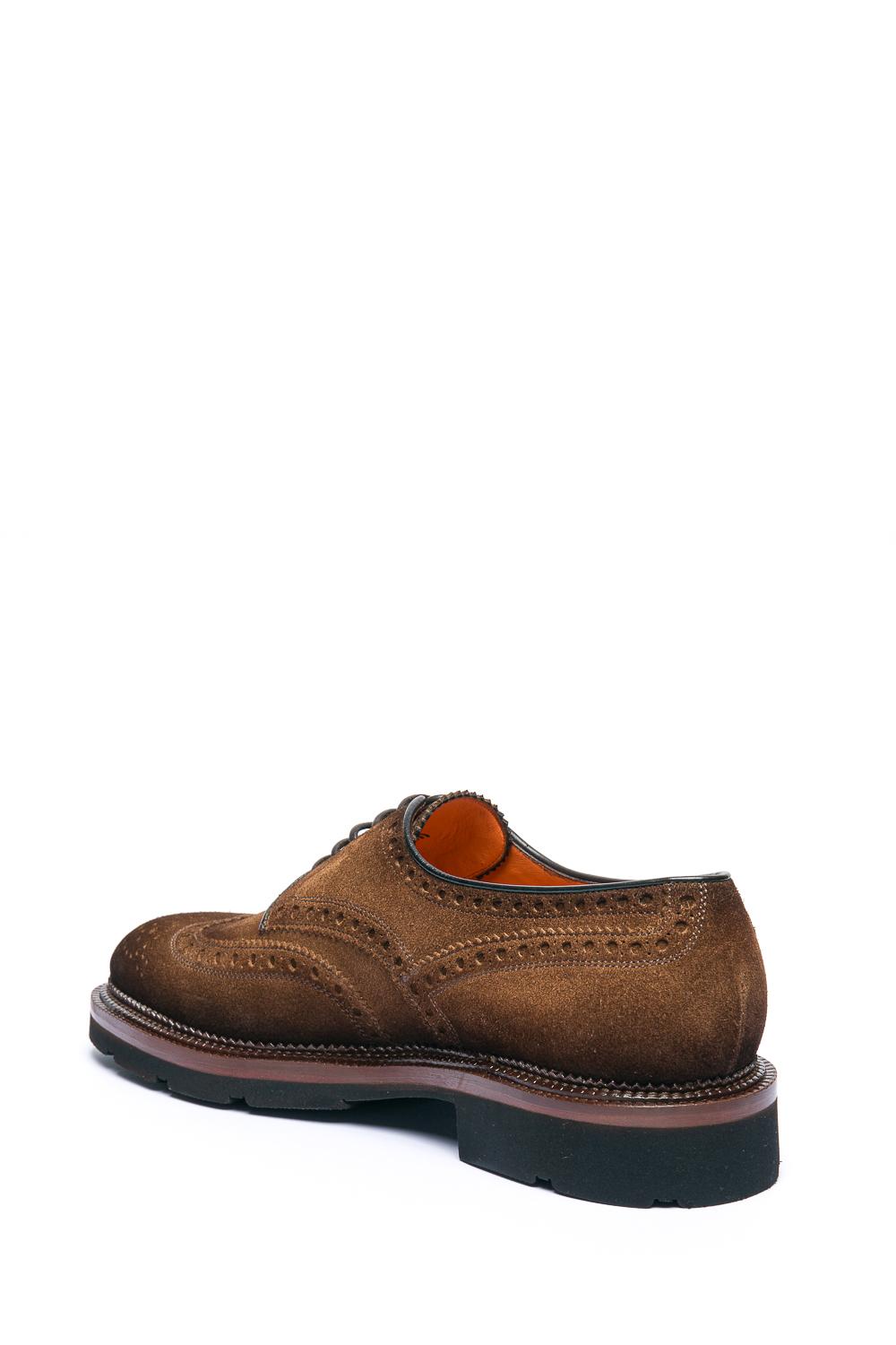 Santoni Scarpa Derby allacciata in camoscio MCC015761JL4GRVR M62