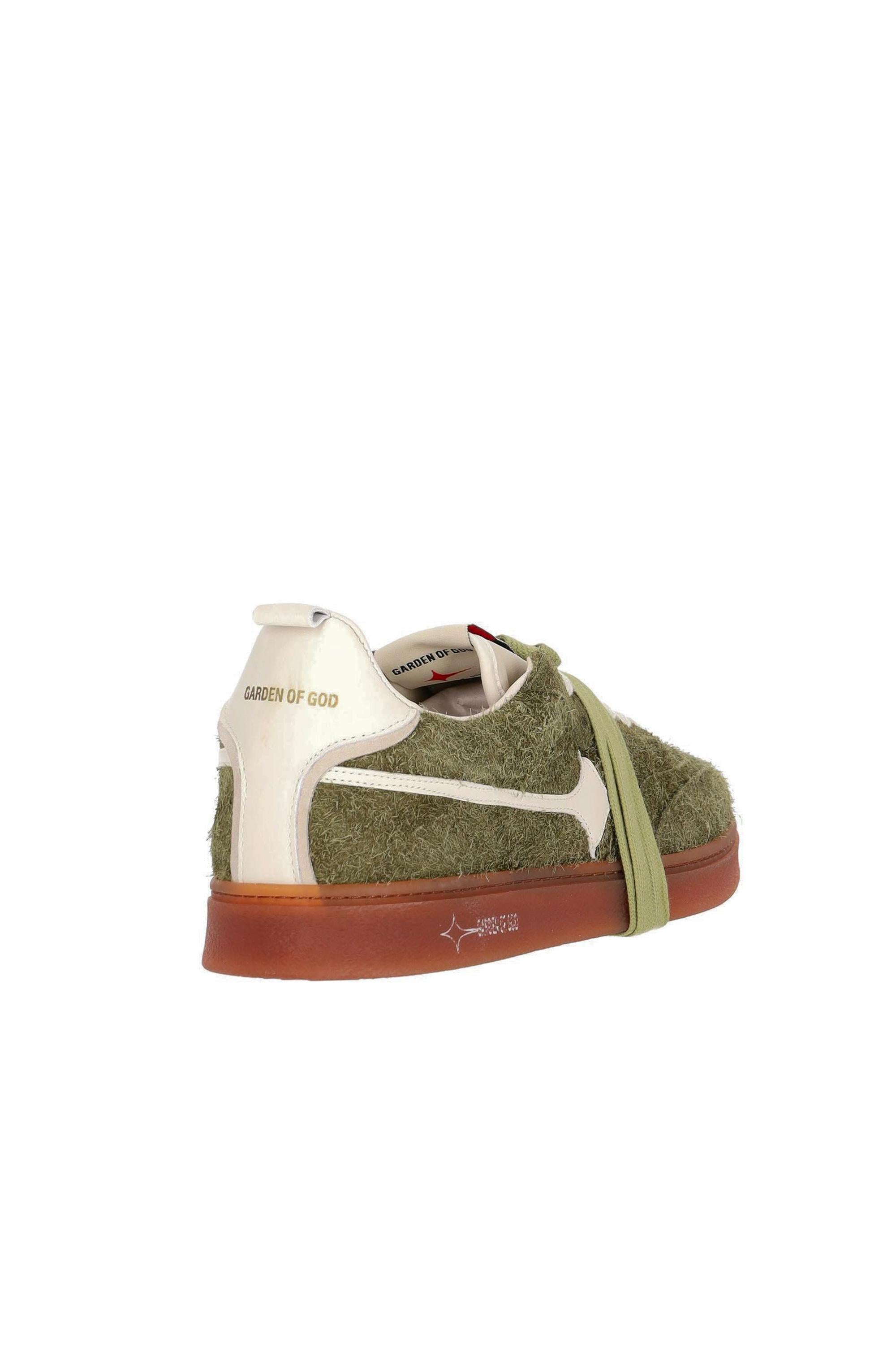 Garden of God Sneaker in camoscio hair modello Earth EARTH HAIRY SUEDE/2 VERDE