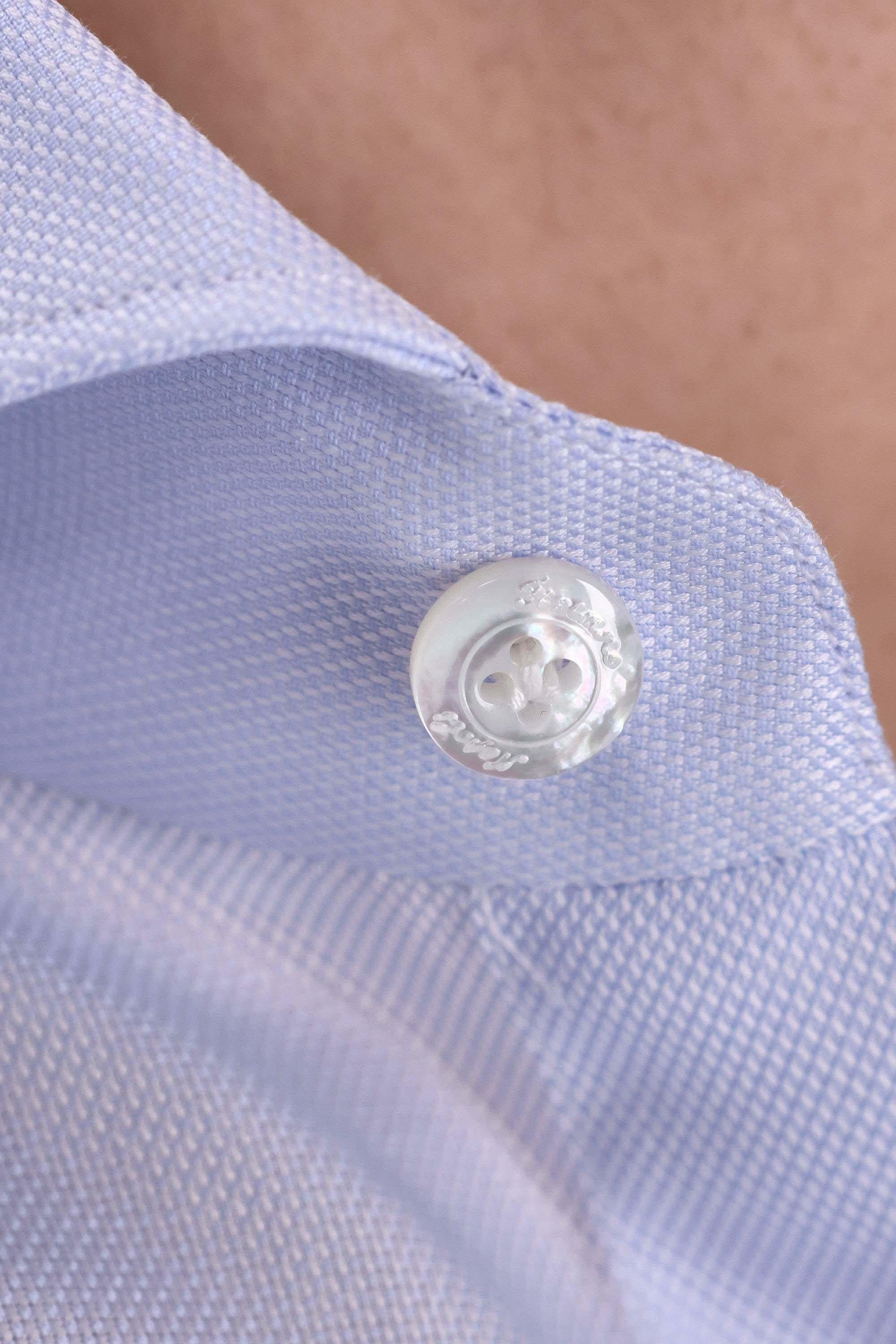 Finamore Camicia sartoriale Traveller in royal oxford linea Milano ML-149197-C0238T 02