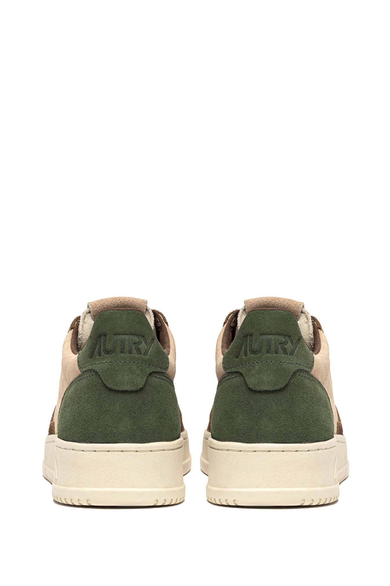 Autry Sneaker triplo camoscio mod. Medalist AULM TS17 CAPPER/LAND