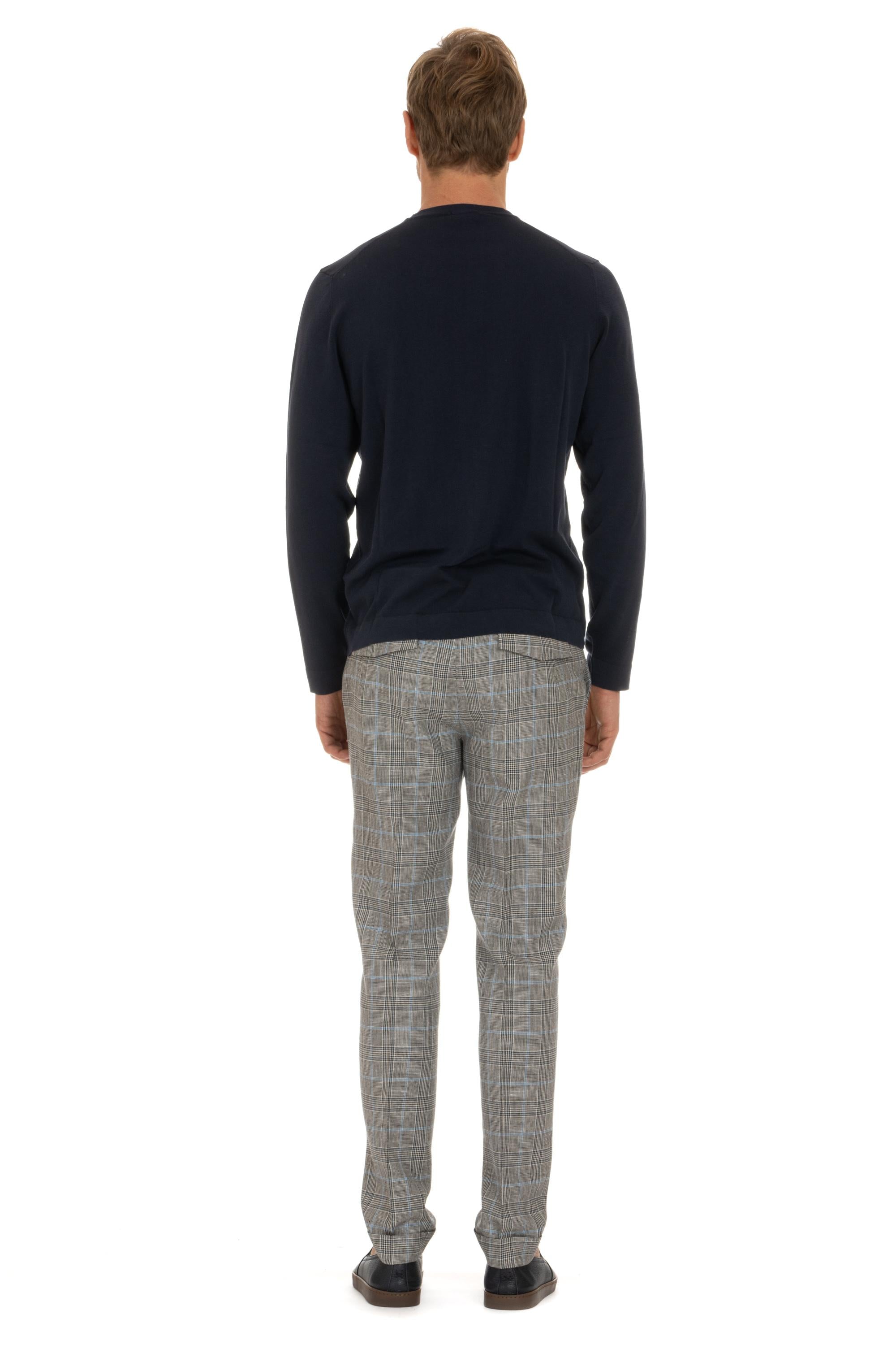 Girocollo in crepe di cotone frosted D0GF113/5 795 Drumohr