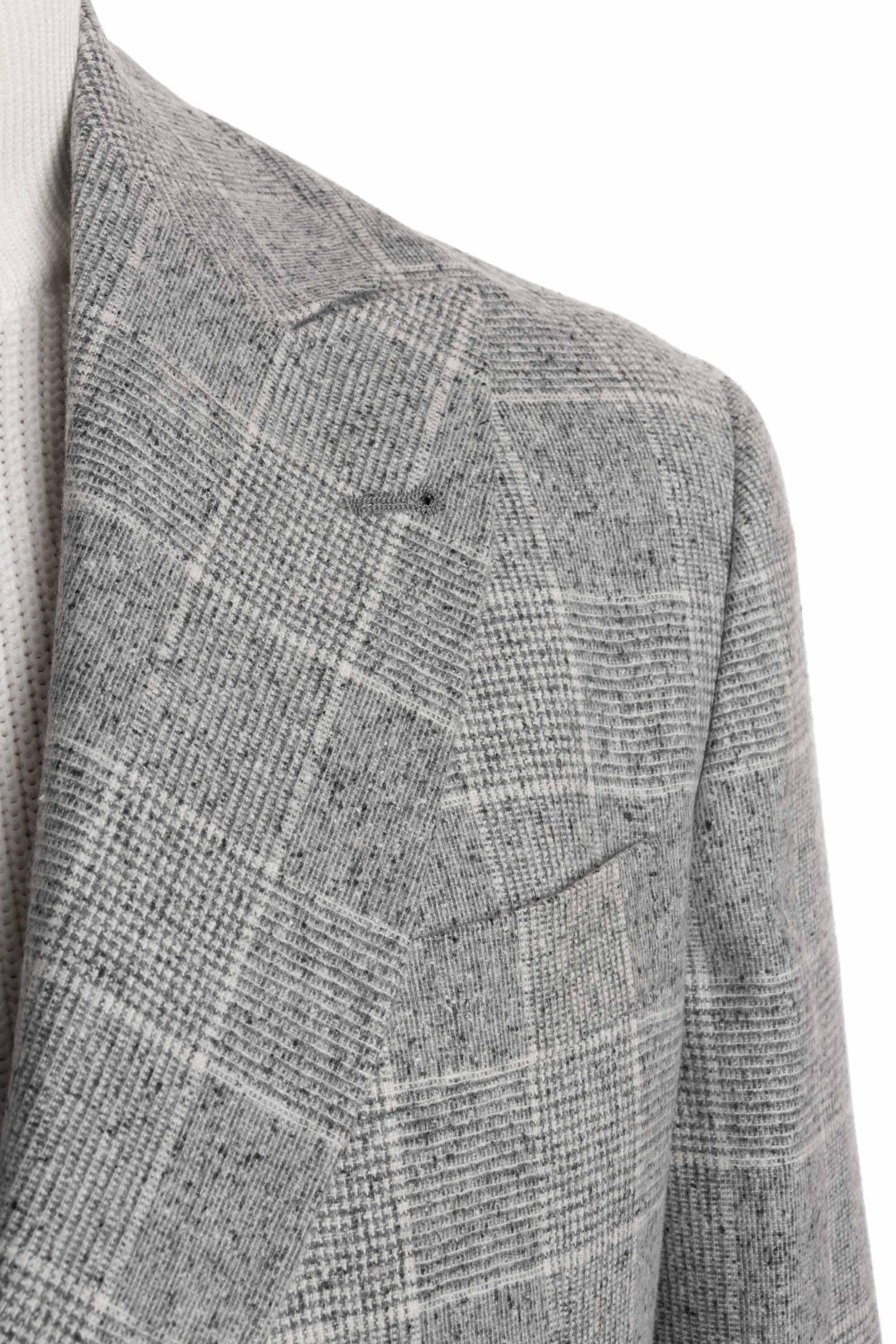 Giacca galles in lana-seta-cashmere MY4667BPD C001 Brunello Cucinelli