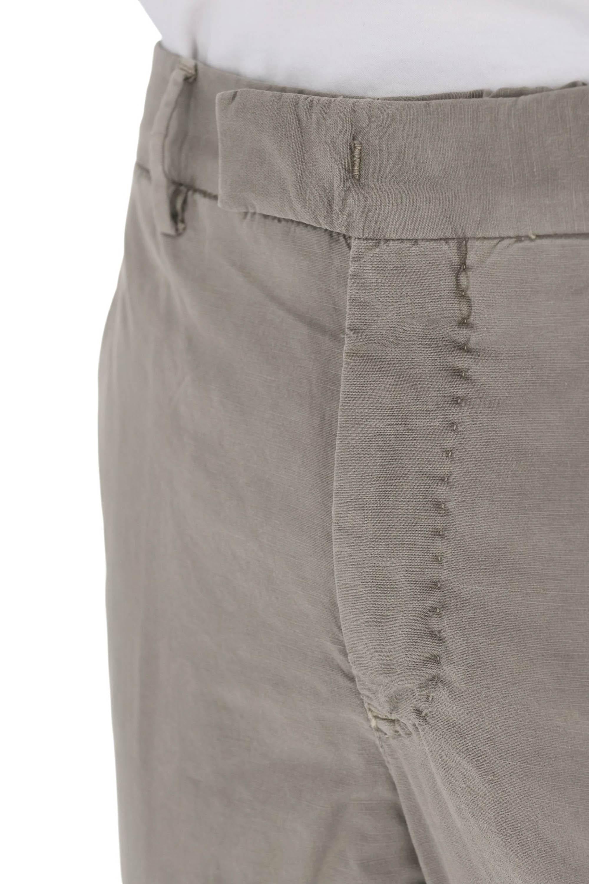 PT Torino Pantalone in cotone-lino comfort Master fit COATMAZ00CL1 PU43 N444