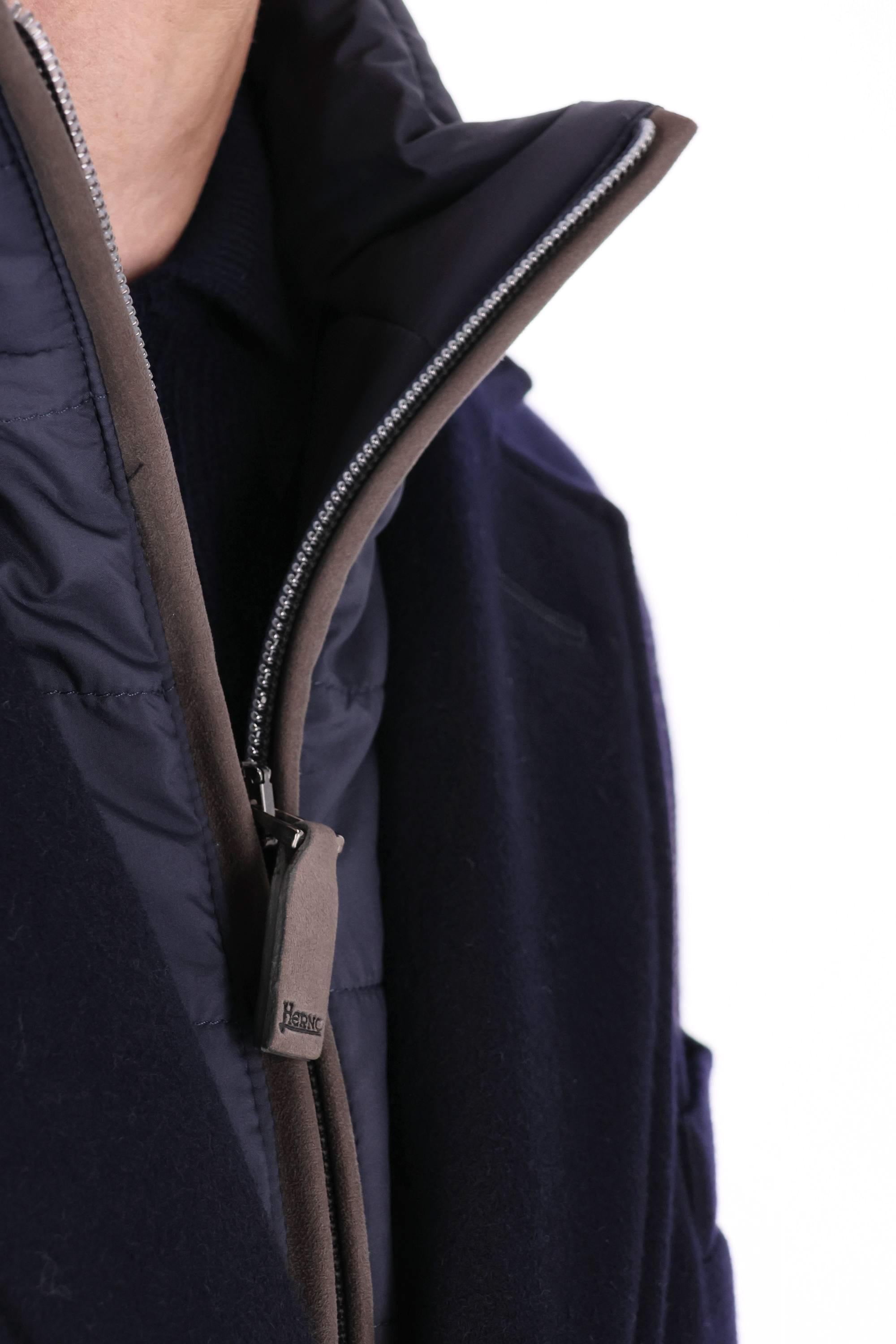 Herno Cappotto in lana vergine imbottito CA000196U/2 9200