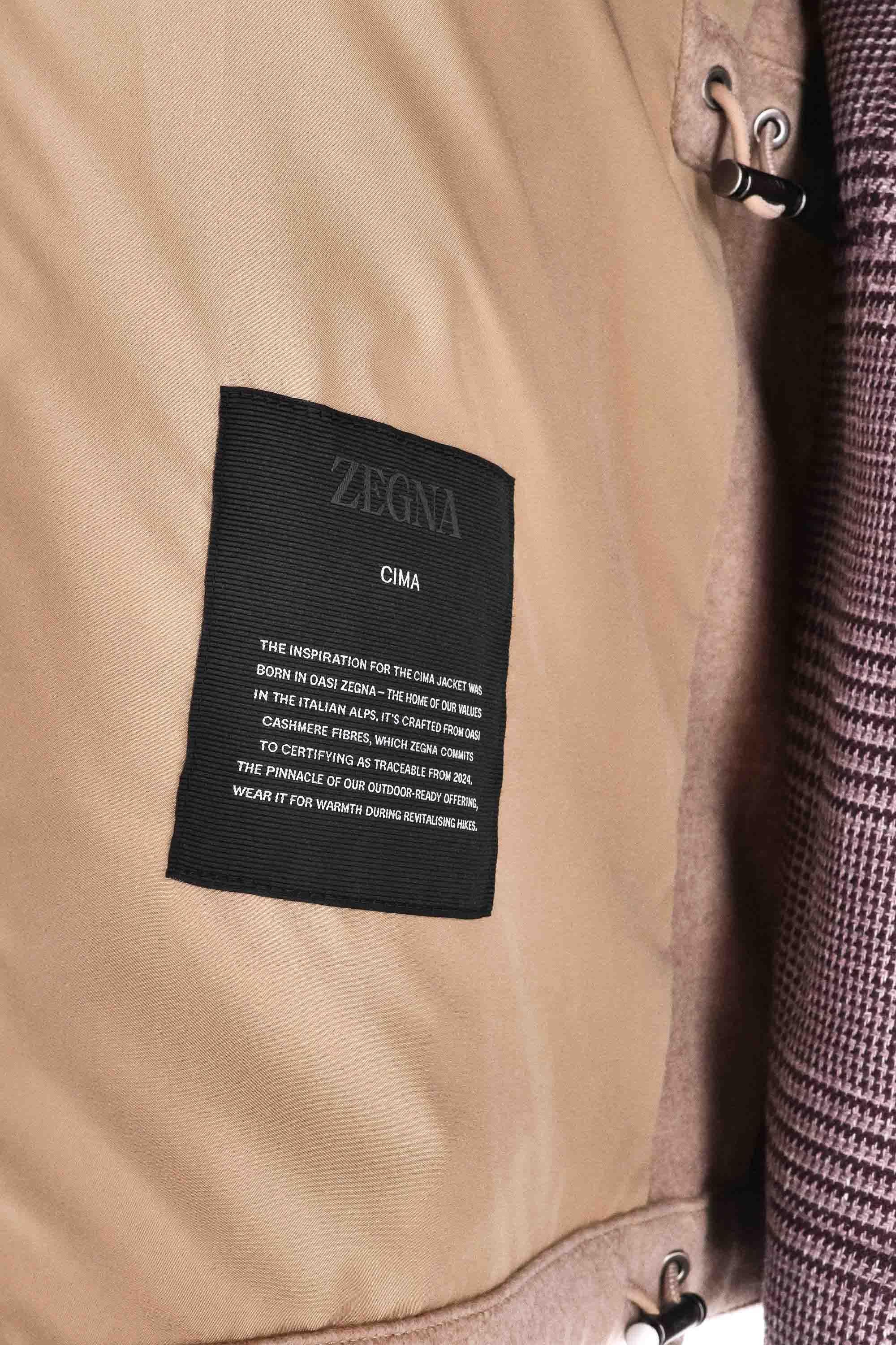 Car coat in Oasi Cashmere con cappuccio staccabile UGT42A2-7210 N92 Zegna