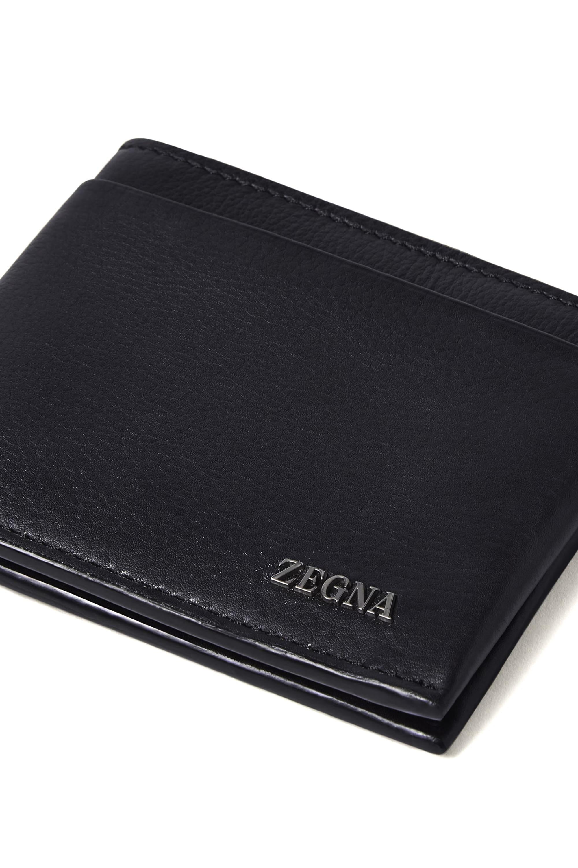 Zegna Portafogli billfold in pelle second skin LHOTO-E1940Z GLA
