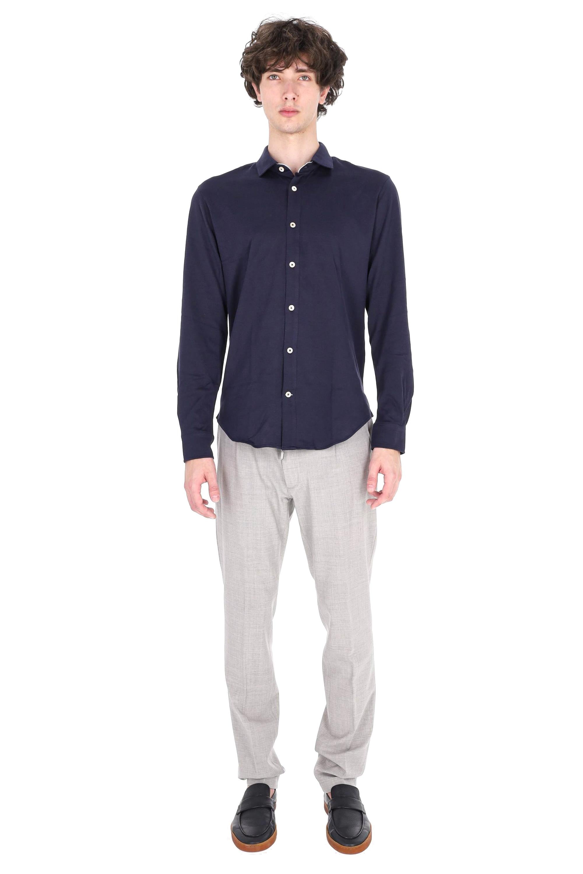 Eleventy Camicia in jersey di cotone X75CAMH02 TSH26001/2 11N